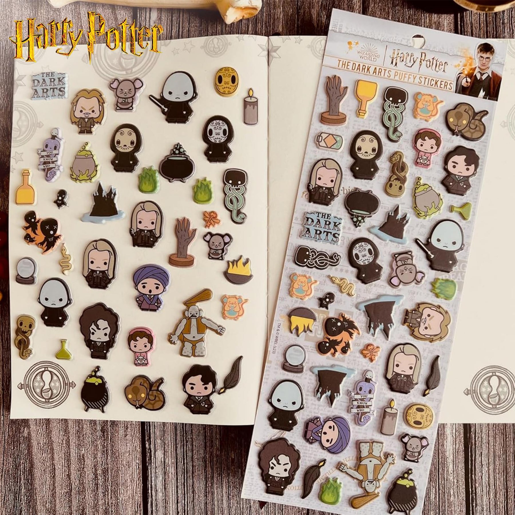 Harry Potter Chibi Puffy Sticker Sheets | 4-Pack