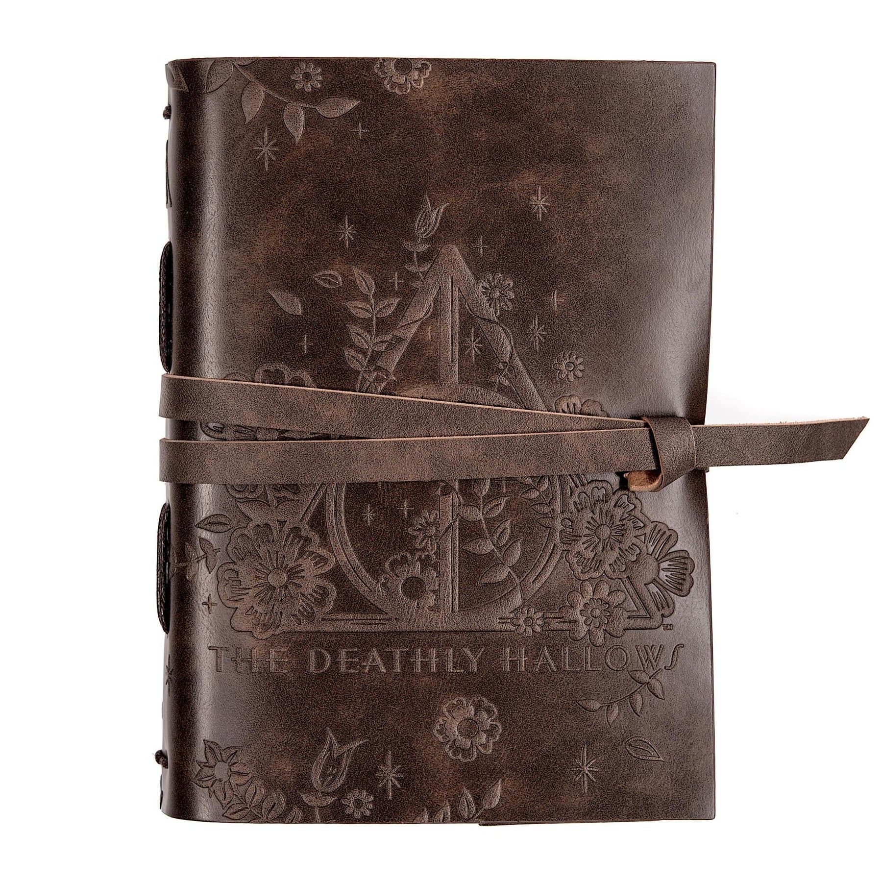 Harry Potter Deathly Hallows Leather Wrap Journal | 240 Pages