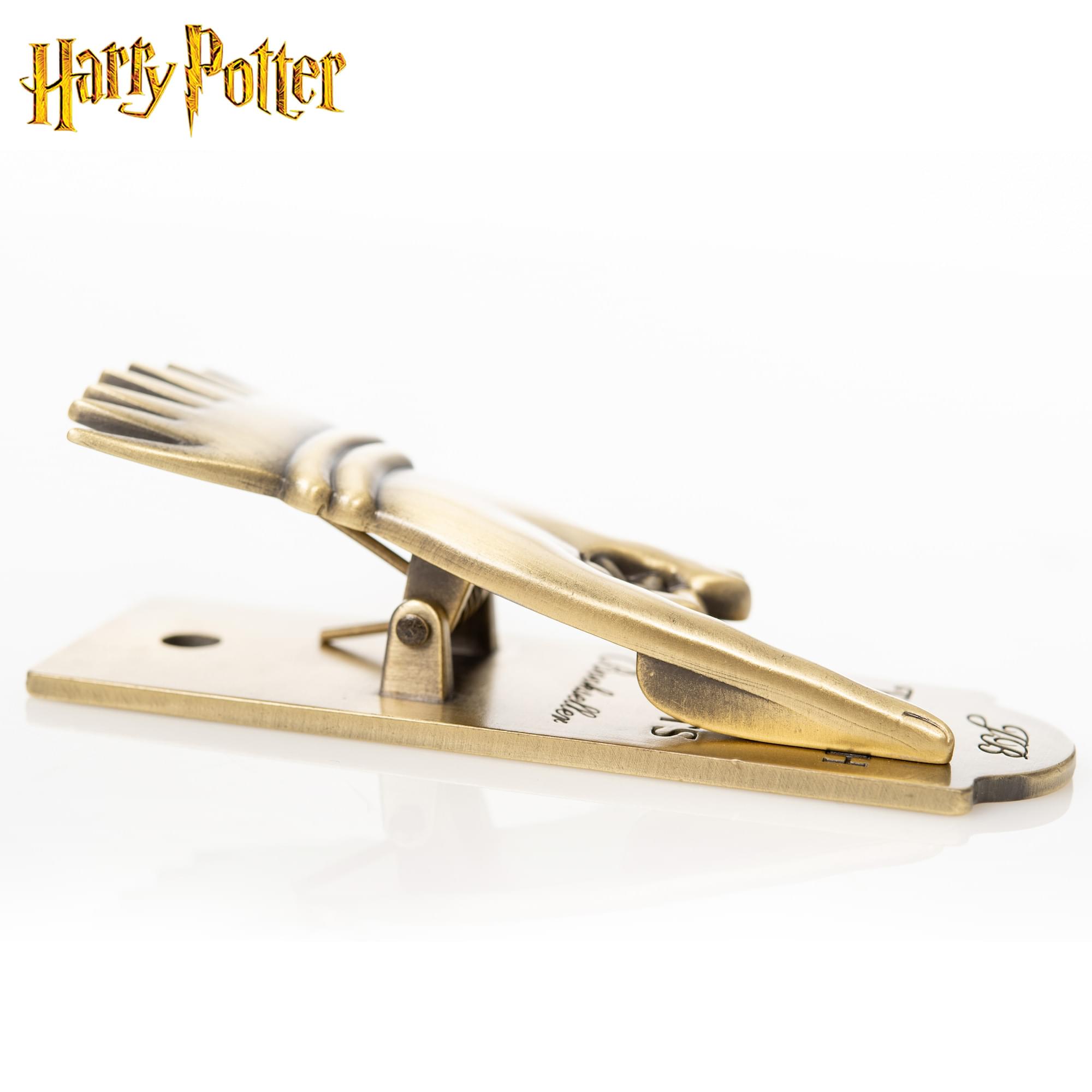 Harry Potter Flourish & Blotts Metal Hand Book Clip