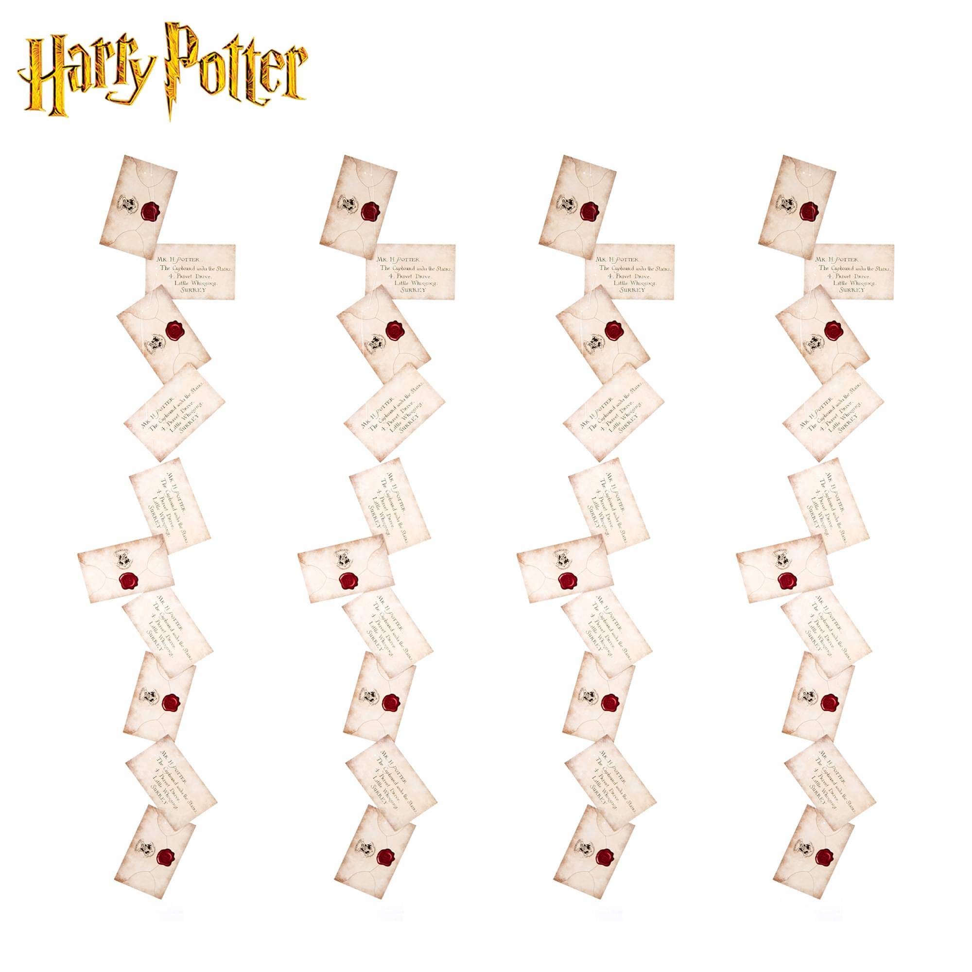 Harry Potter Floating Hogwarts Acceptance Letter Set Of 40