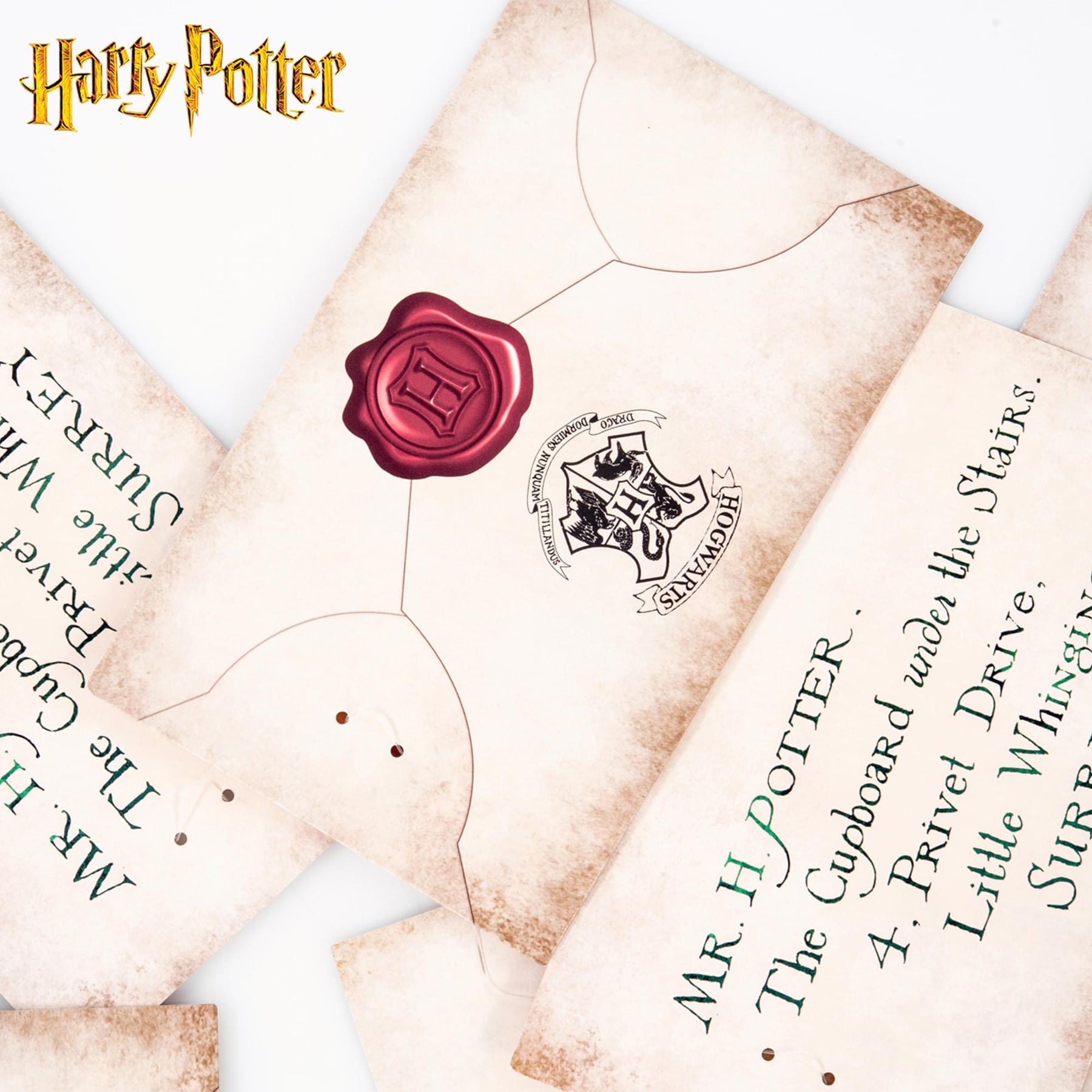 Harry Potter Floating Hogwarts Acceptance Letter Set Of 40