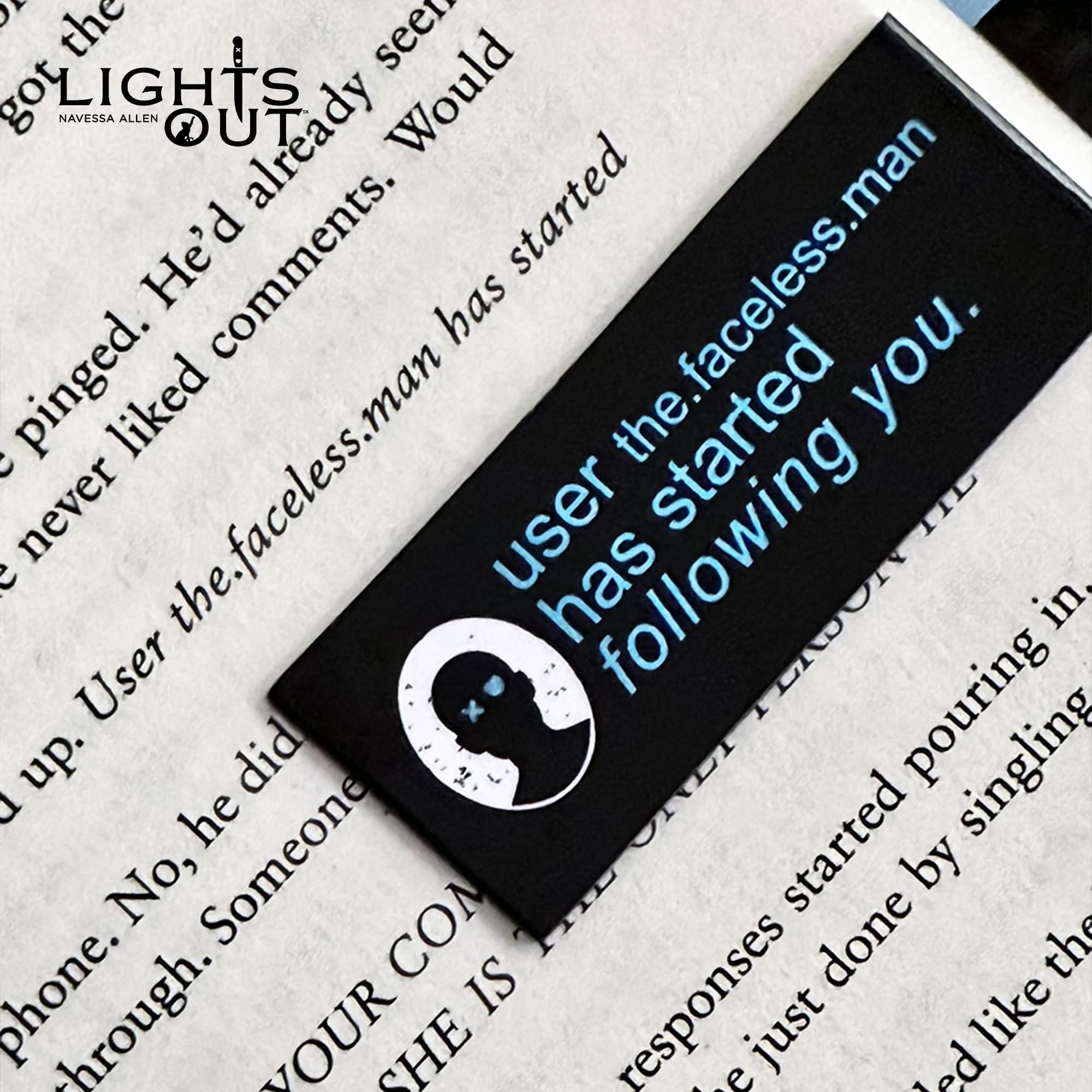 Lights Out Magnetic Bookmark Set Of 4