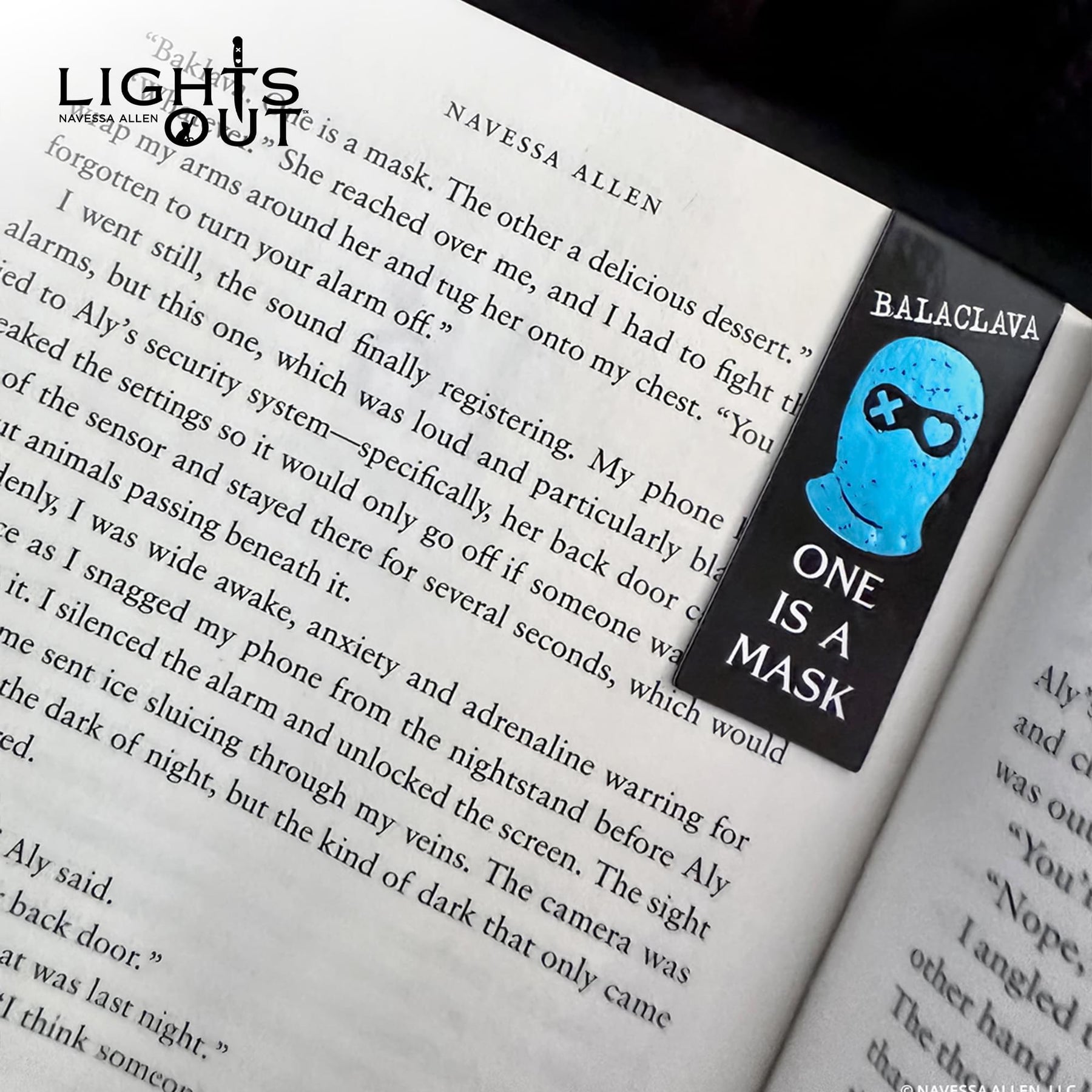 Lights Out Magnetic Bookmark Set Of 4