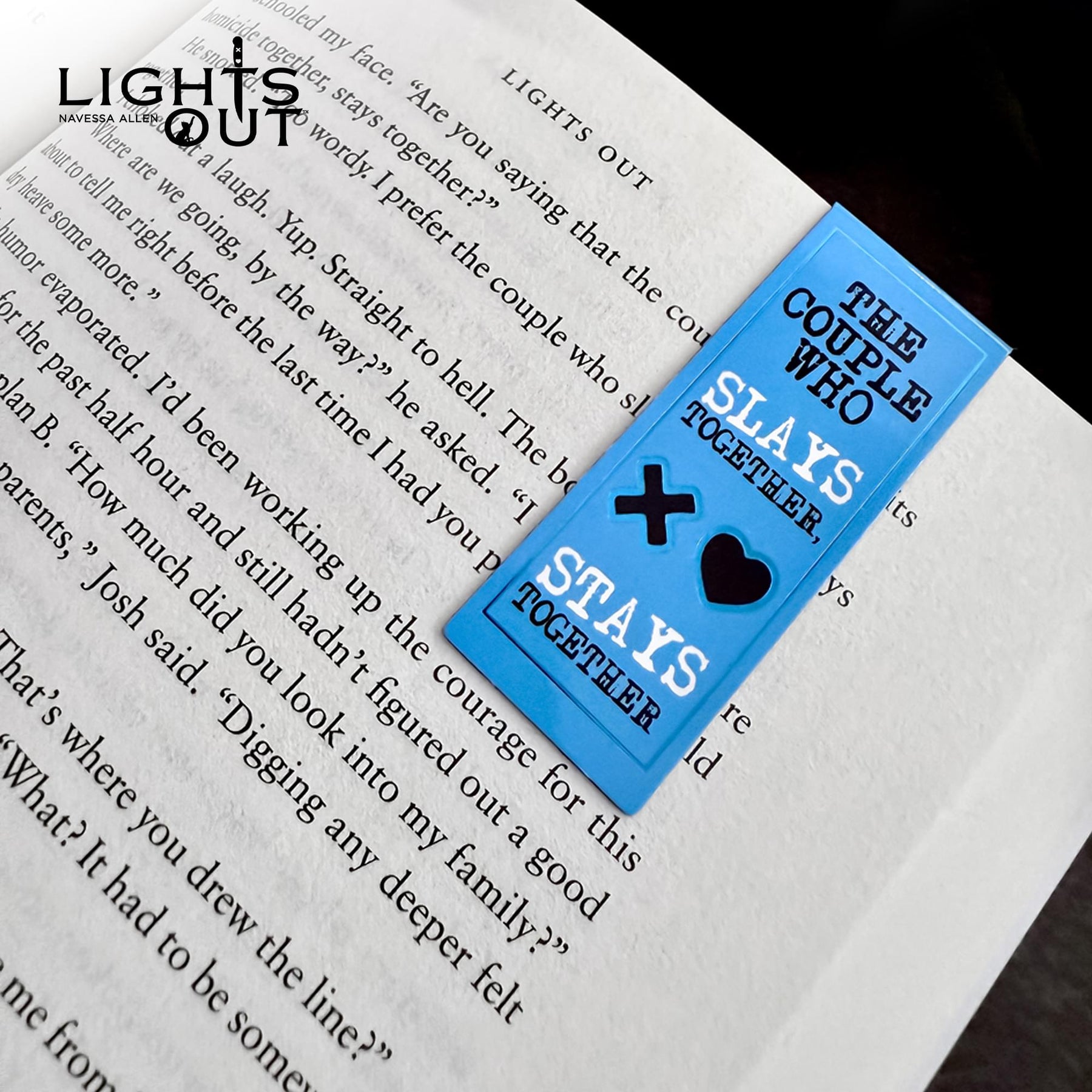 Lights Out Magnetic Bookmark Set Of 4
