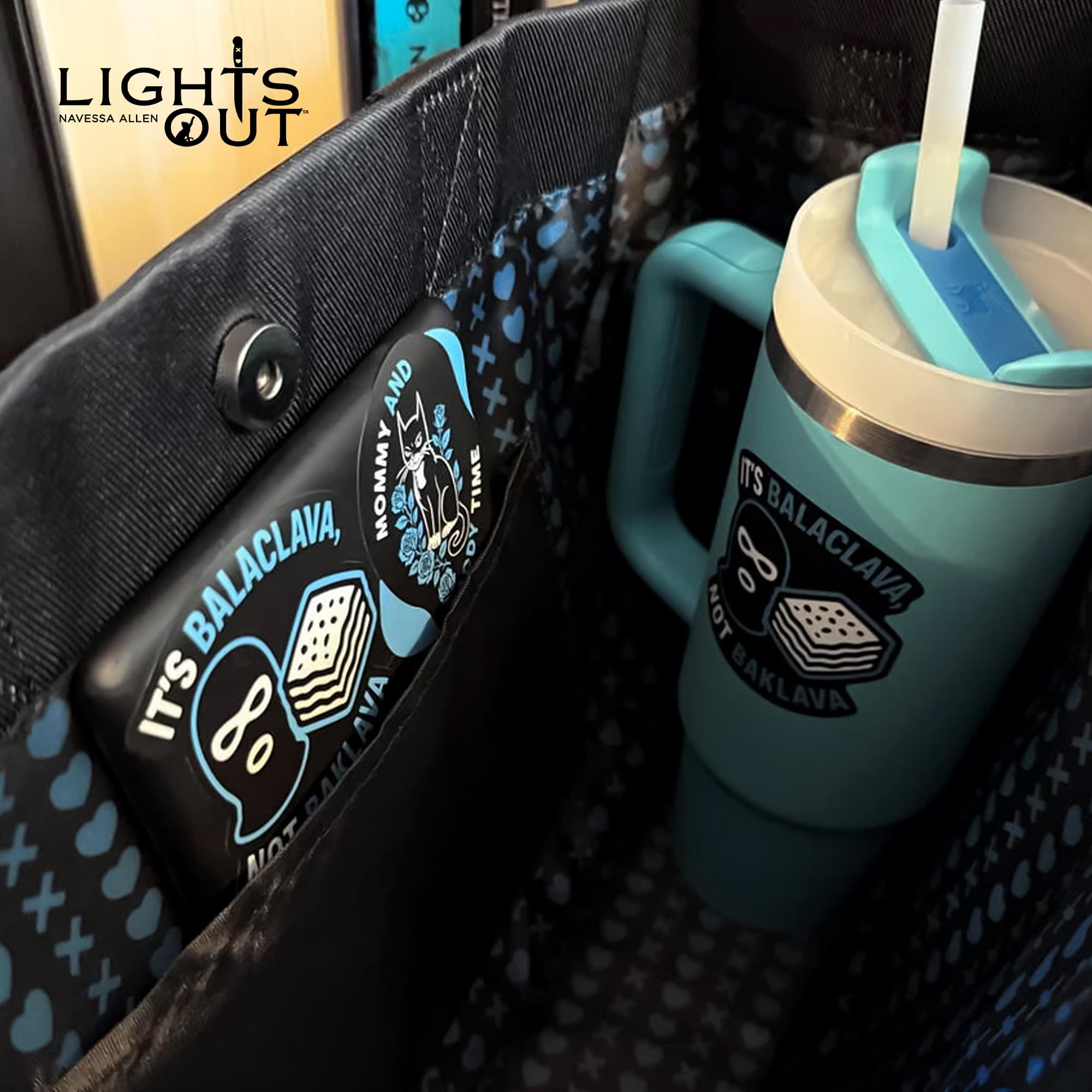 Lights Out Navessa Allen Vinyl Decal 10-Pack