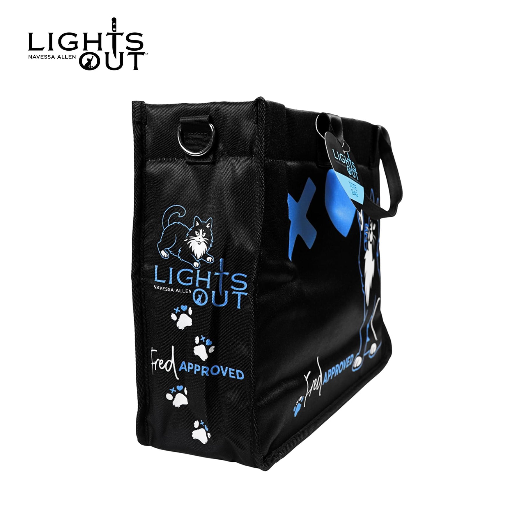 Lights Out Navessa "Allen Fred Approved" Tote Bag
