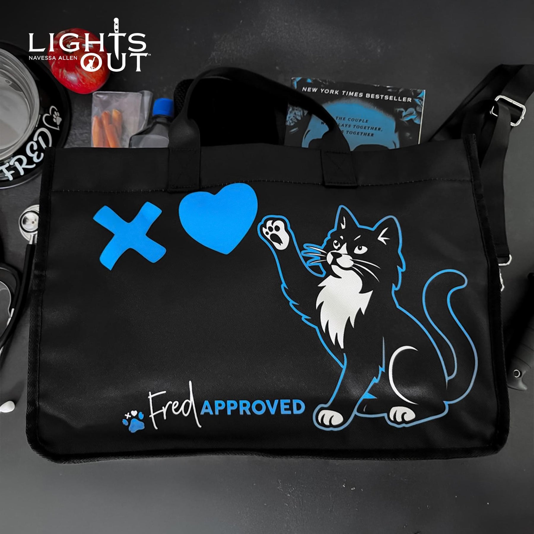 Lights Out Navessa "Allen Fred Approved" Tote Bag