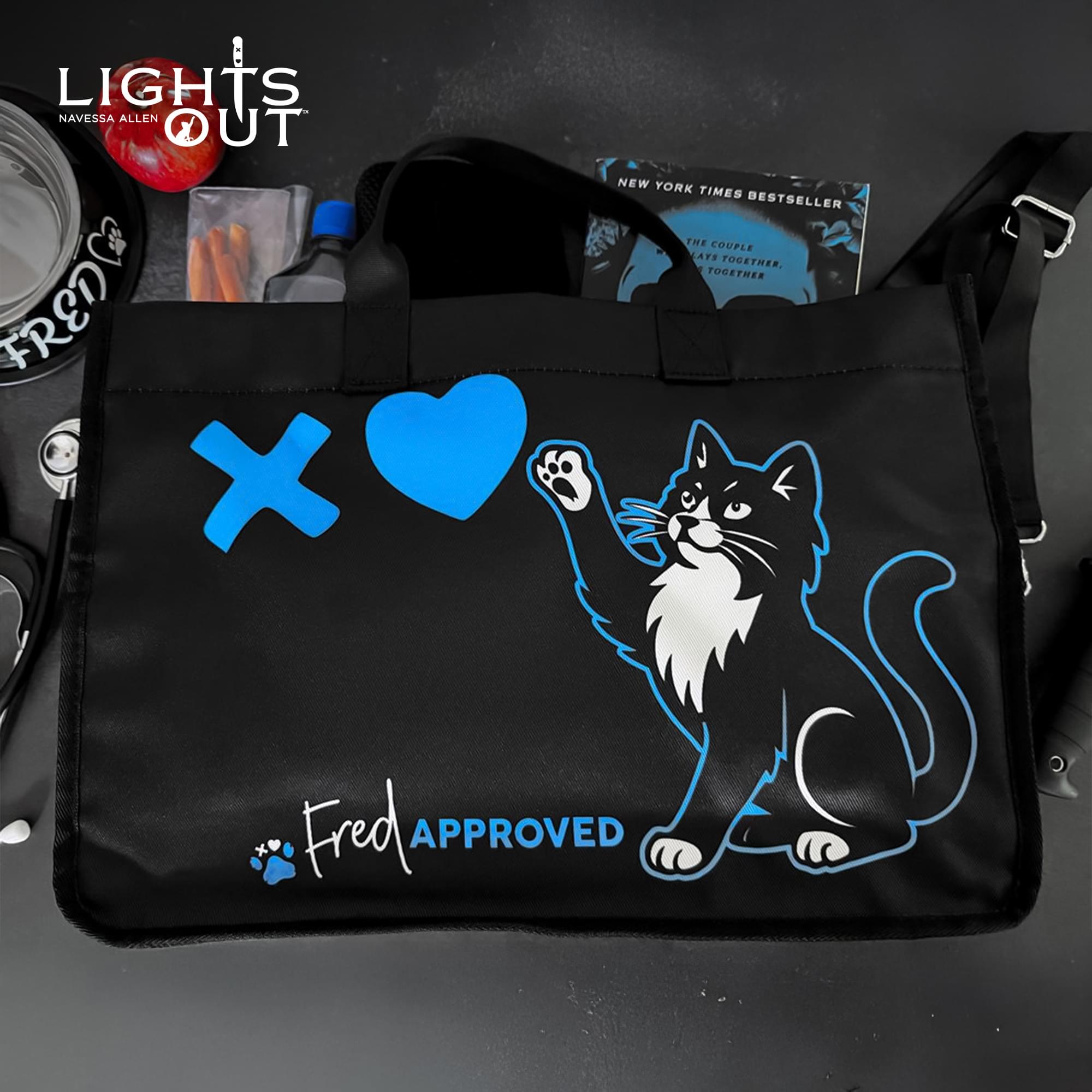 Lights Out Navessa "Allen Fred Approved" Tote Bag