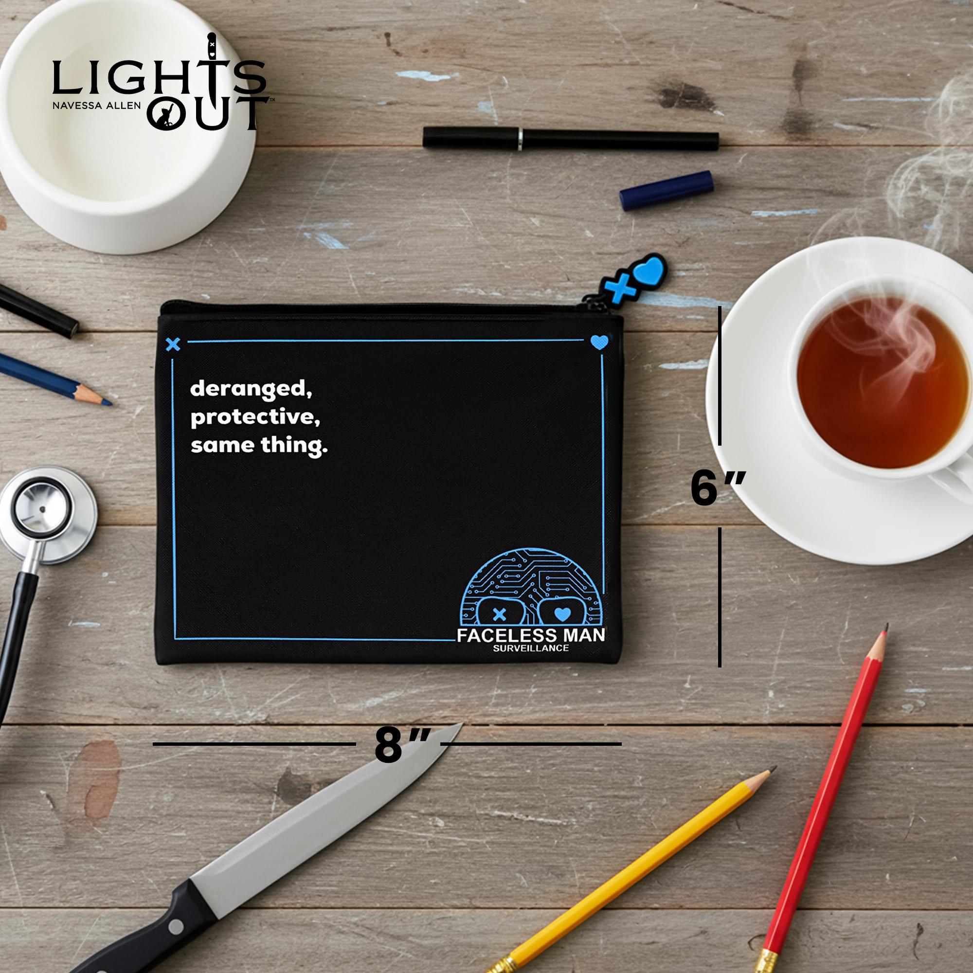 Lights Out Navessa Allen Faceless Man Surveillance Pencil Pouch