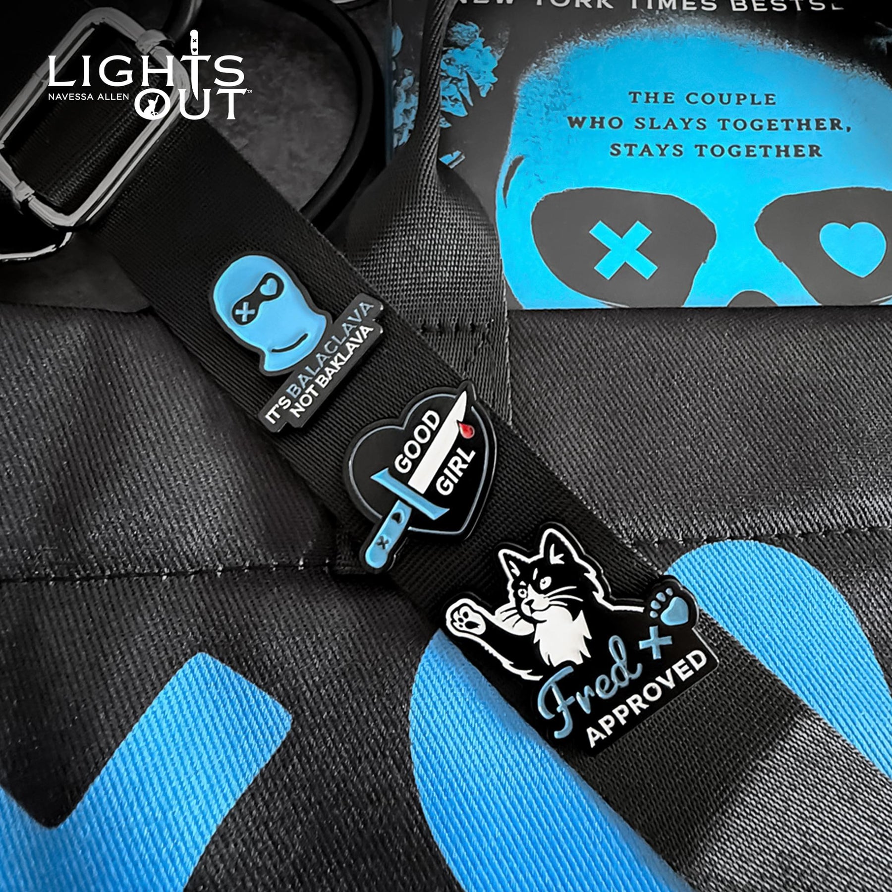 Lights Out Enamel Pin 3-Pack