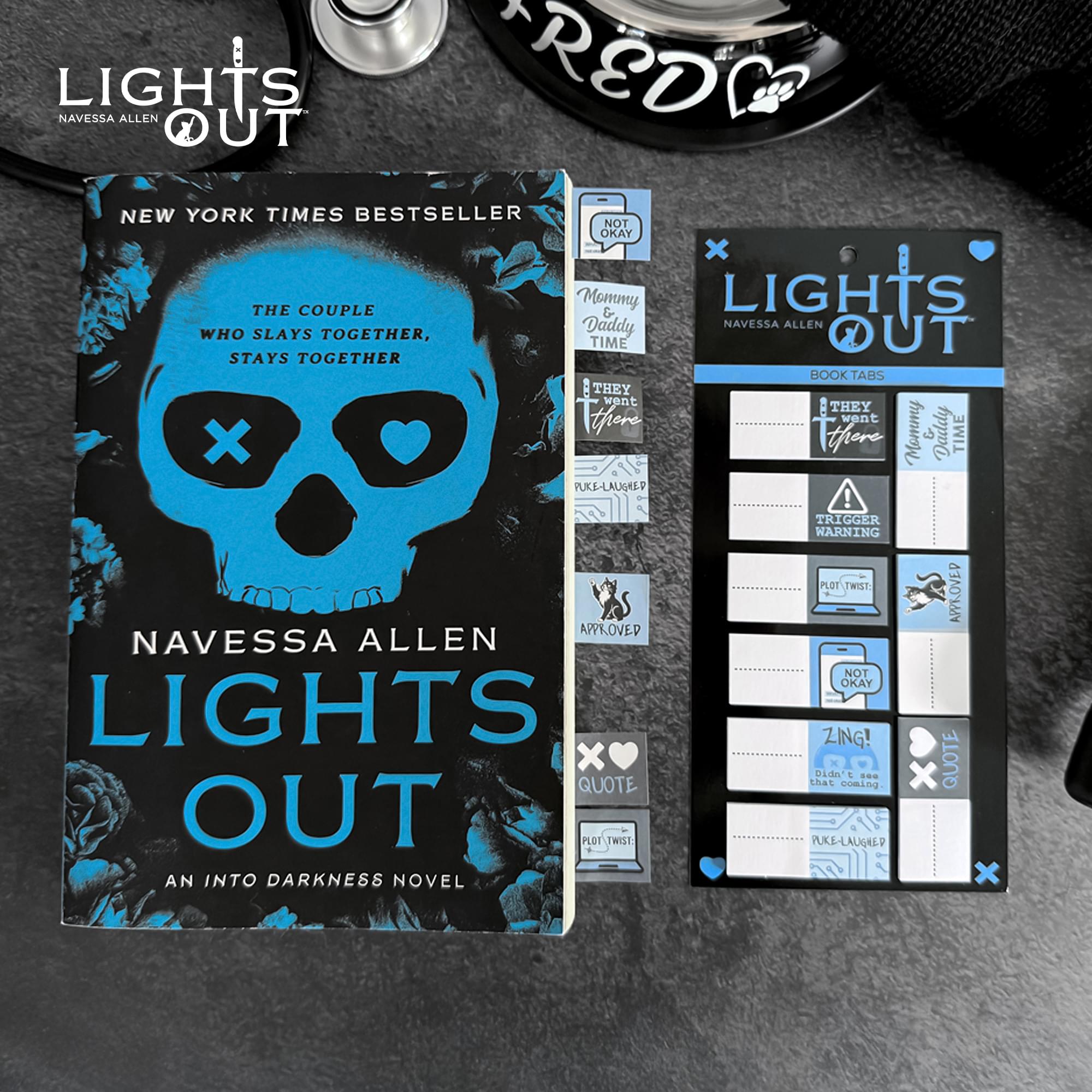 Lights Out Annotation Book Flag Set Of 30