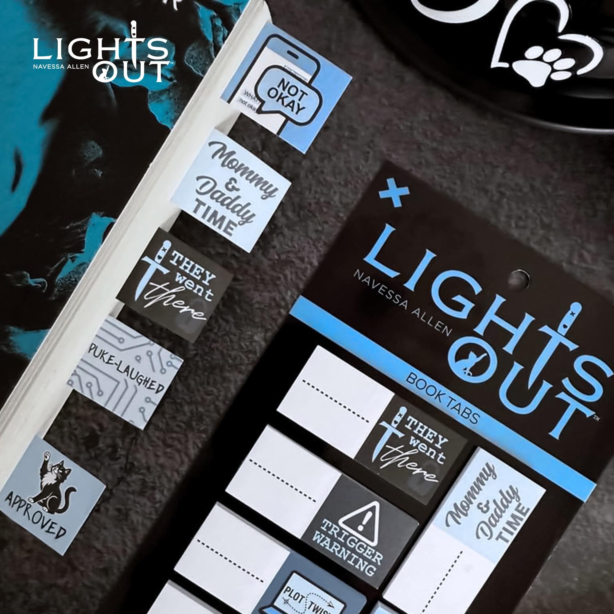 Lights Out Annotation Book Flag Set Of 30