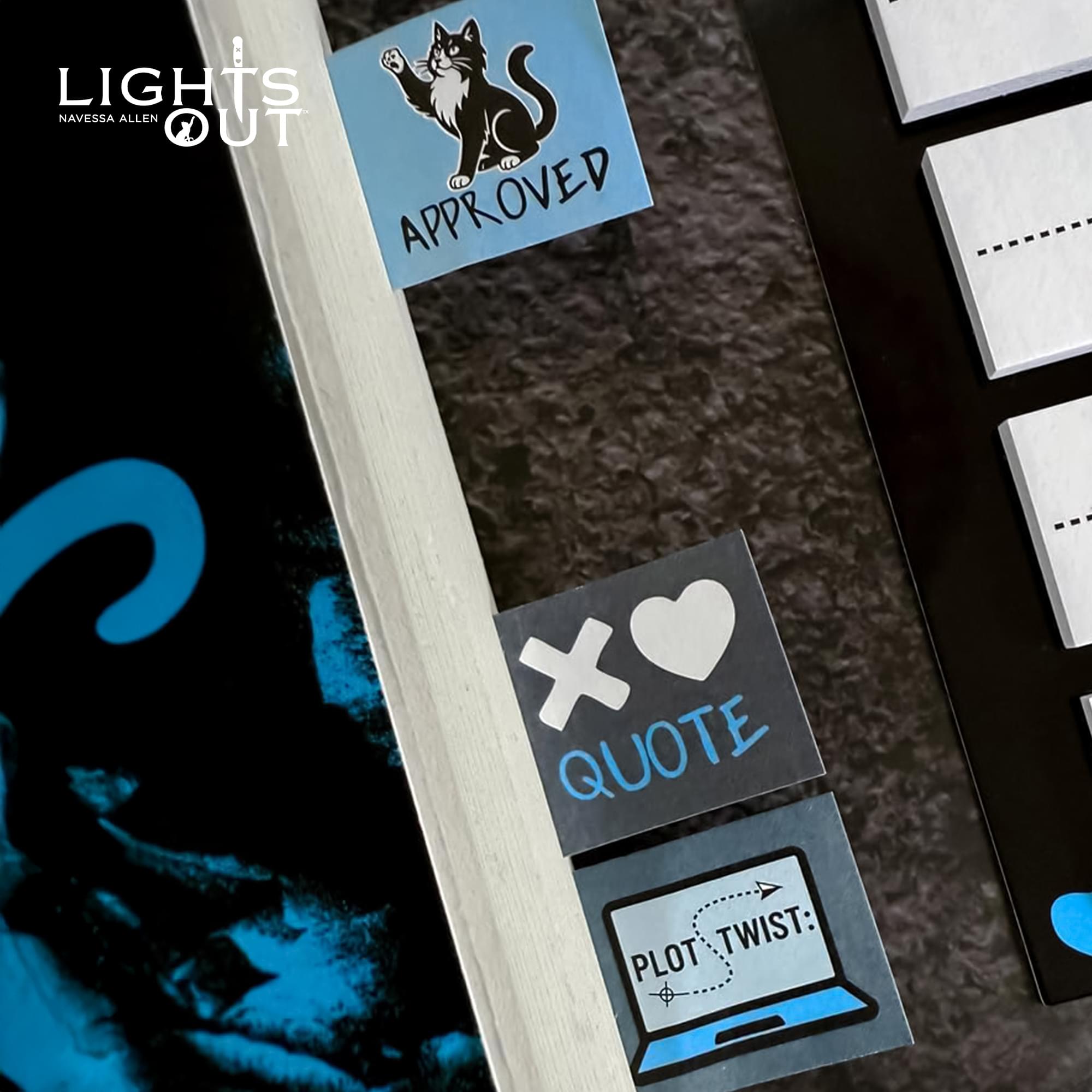 Lights Out Annotation Book Flag Set Of 30