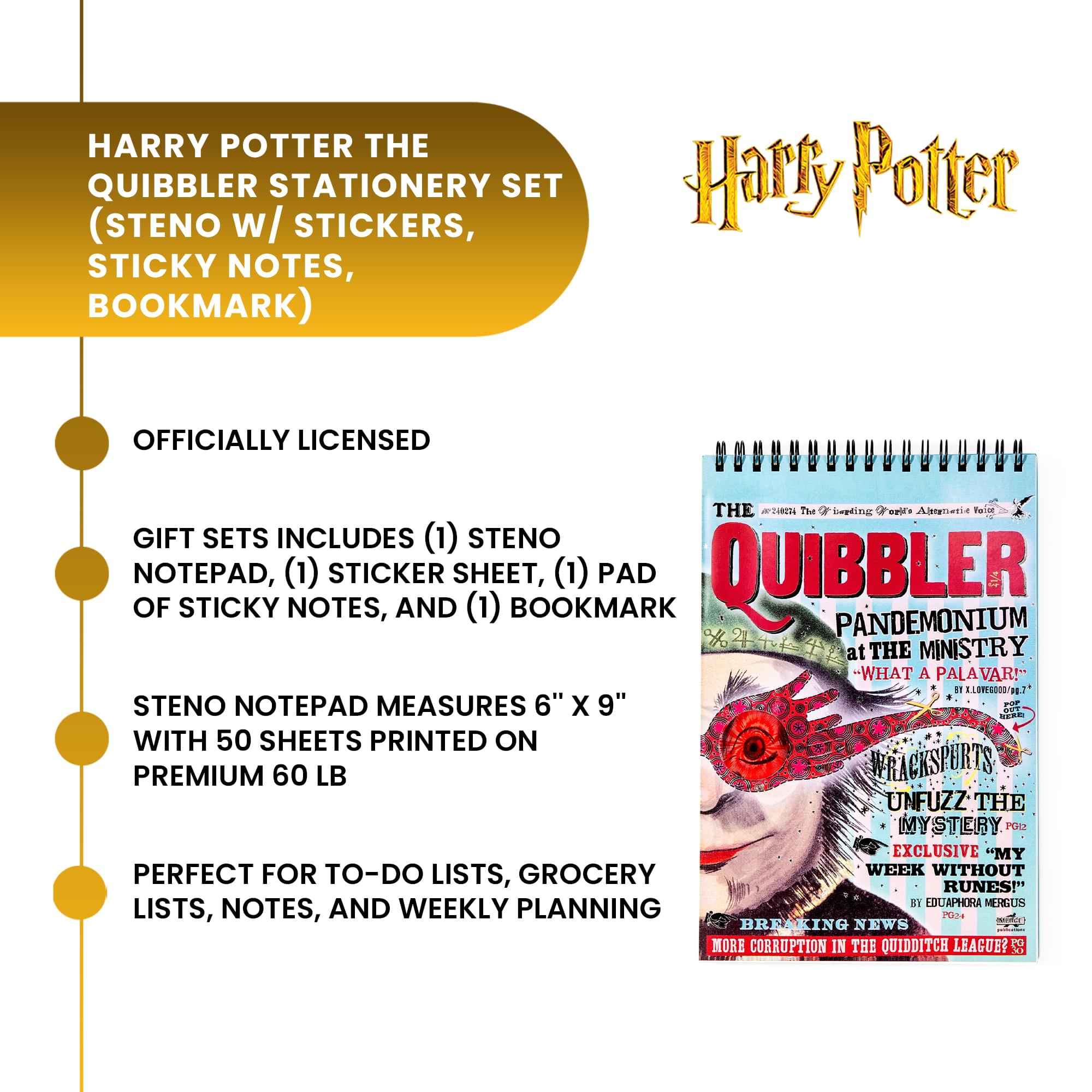 Harry Potter The Quibbler Stationery Gift Set