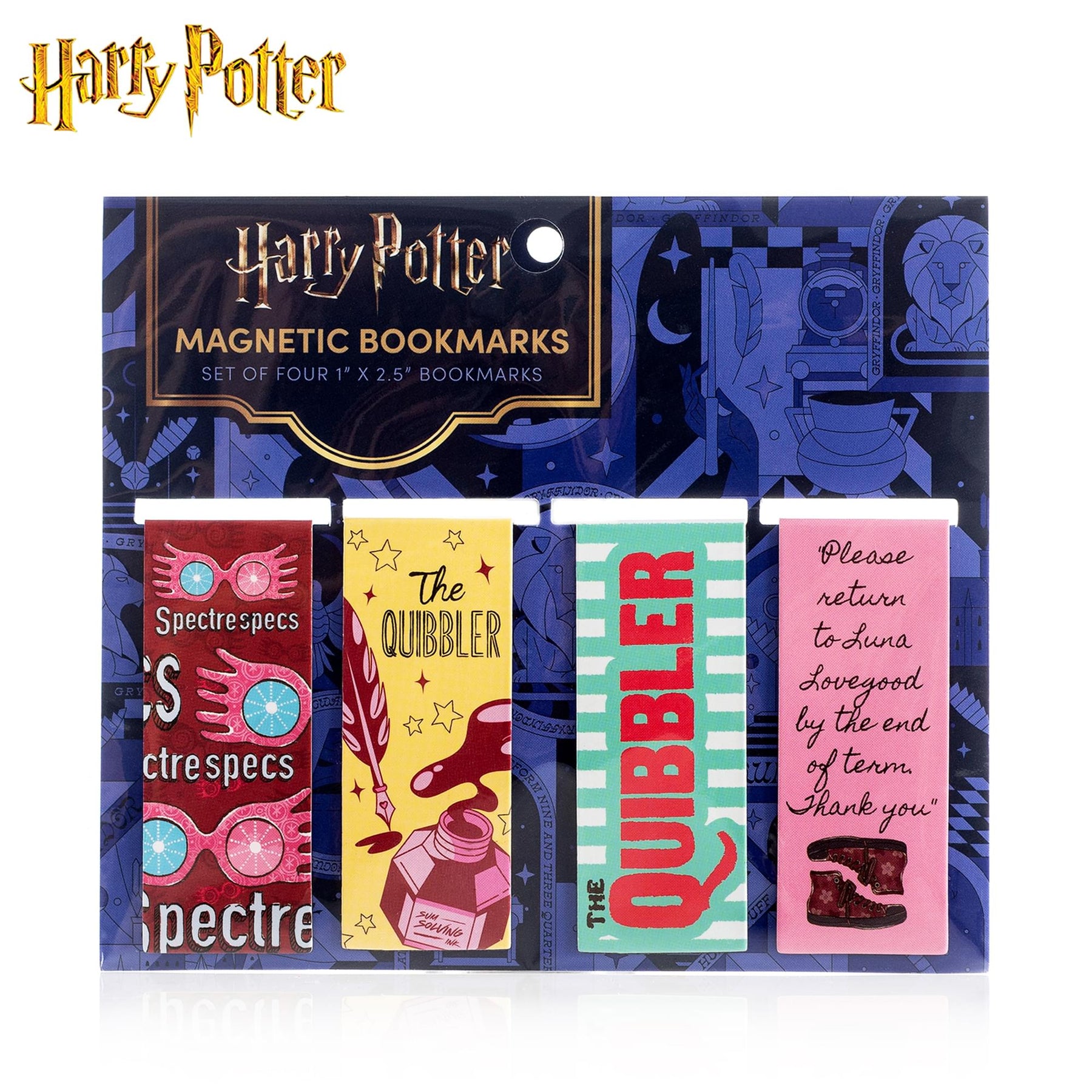 Harry Potter The Quibbler Magnetic Bookmark Set Of 4