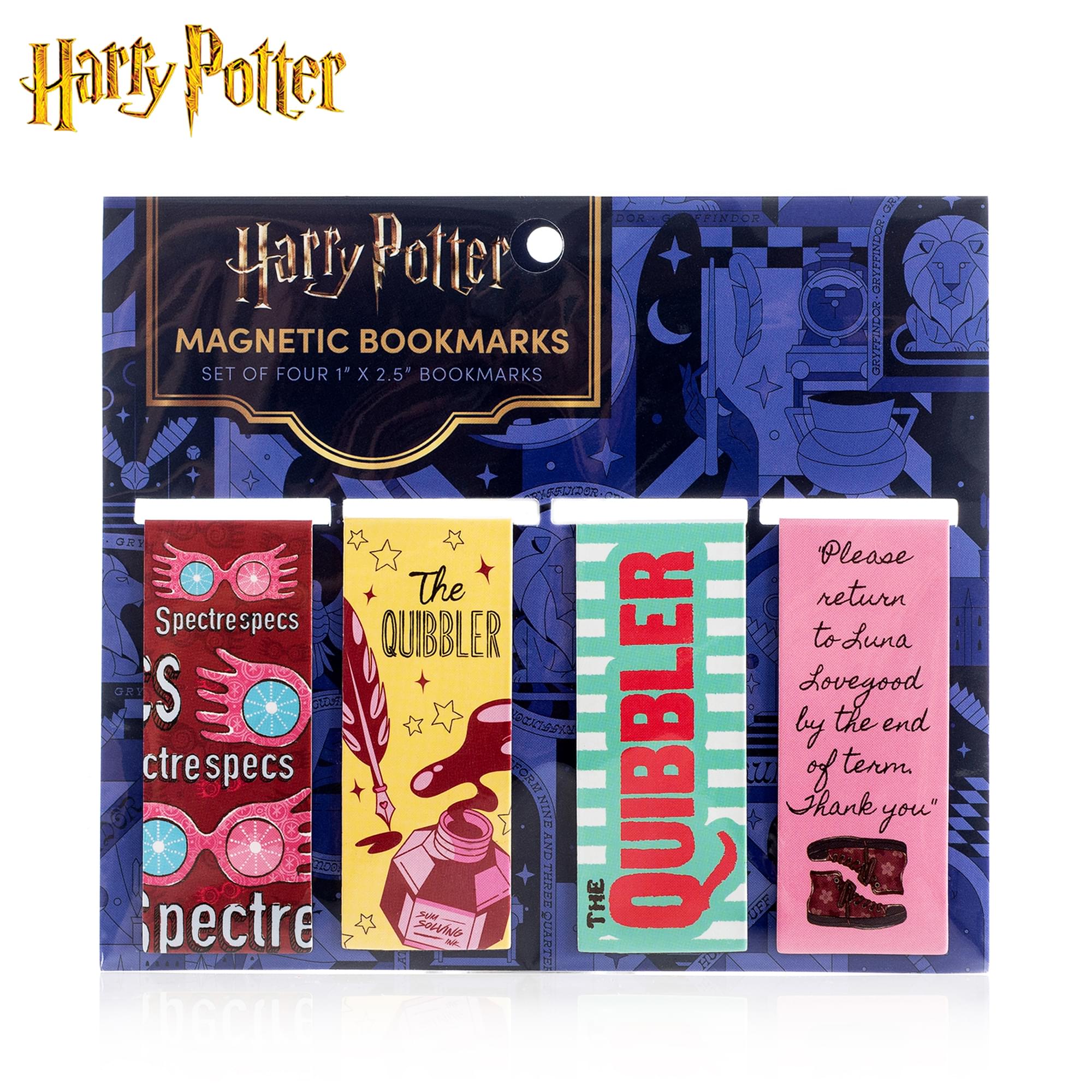Harry Potter The Quibbler Magnetic Bookmark Set Of 4