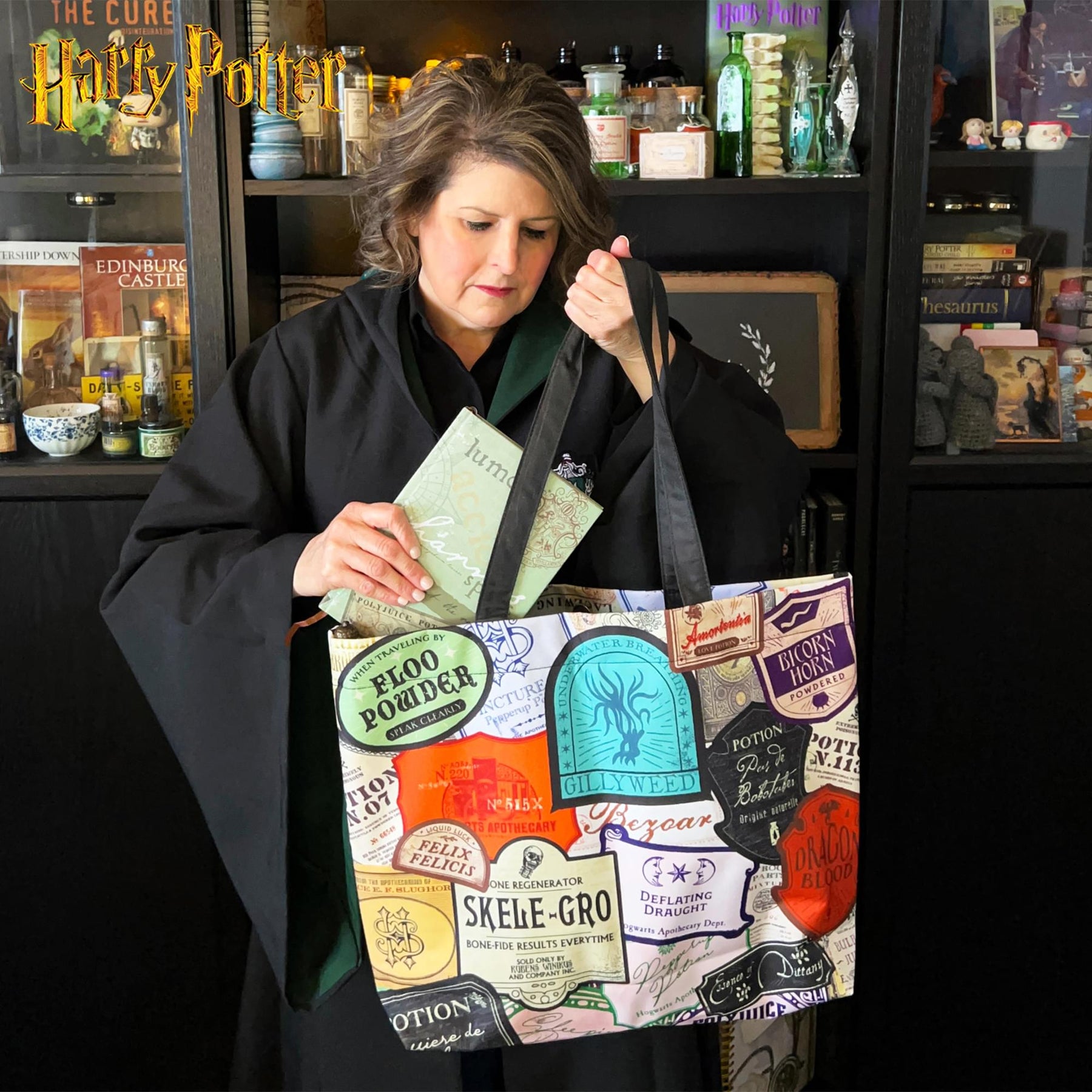 Harry Potter Potions Labels Tote Bag