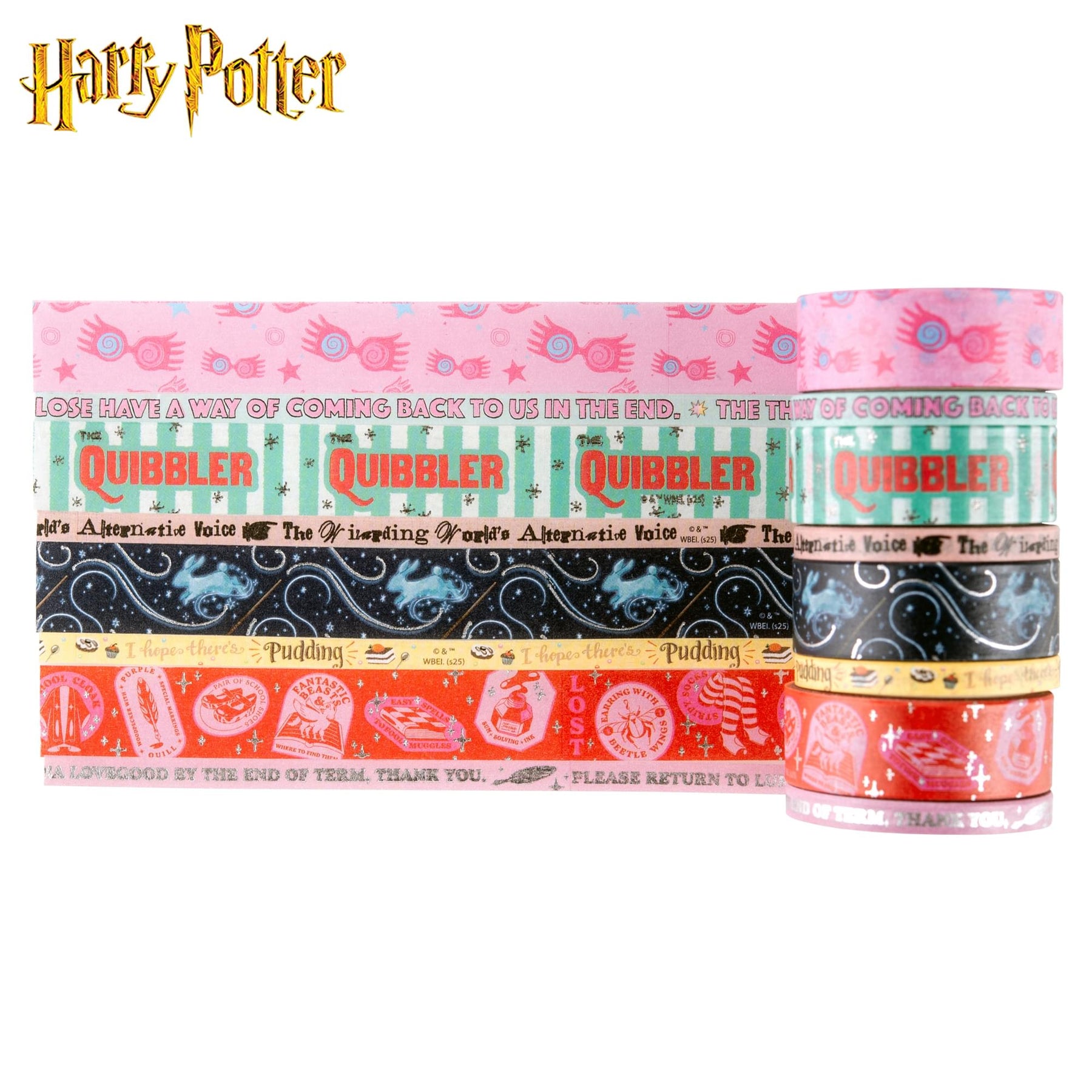 Harry Potter The Quibbler Washi Tape | Set of 8