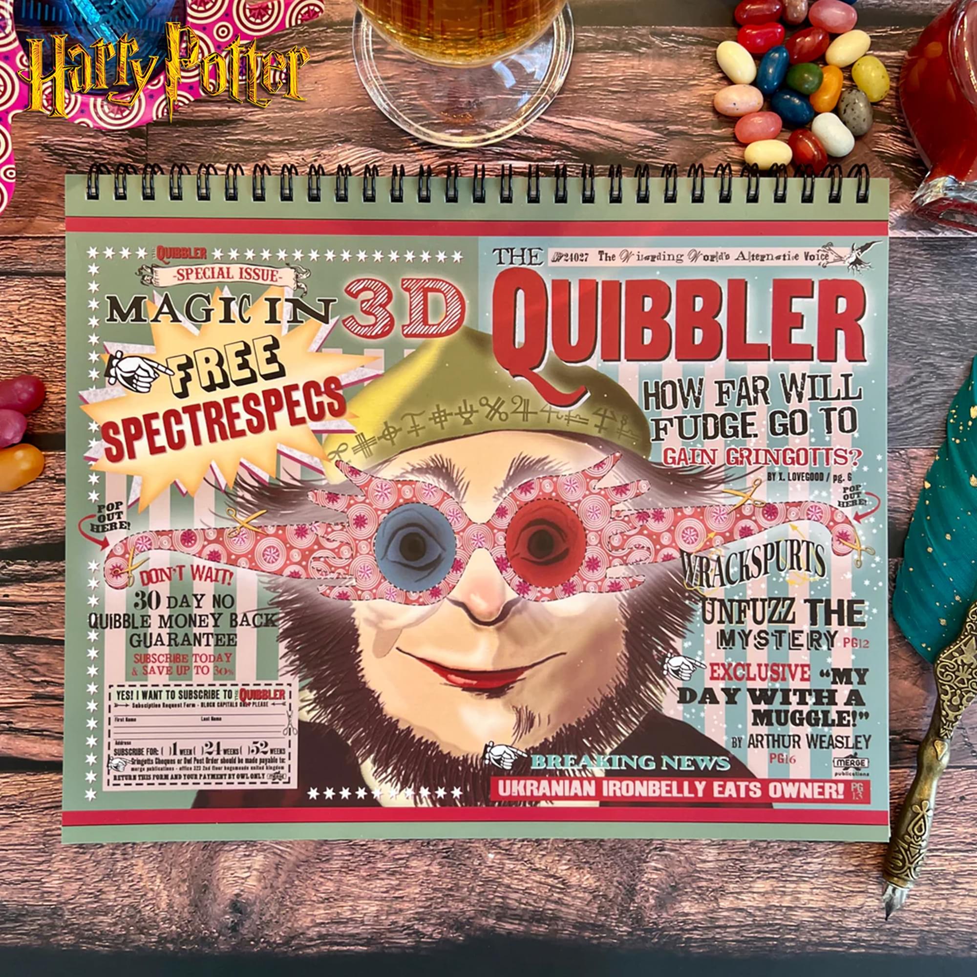 Harry Potter The Quibbler Weekly Planning Pad