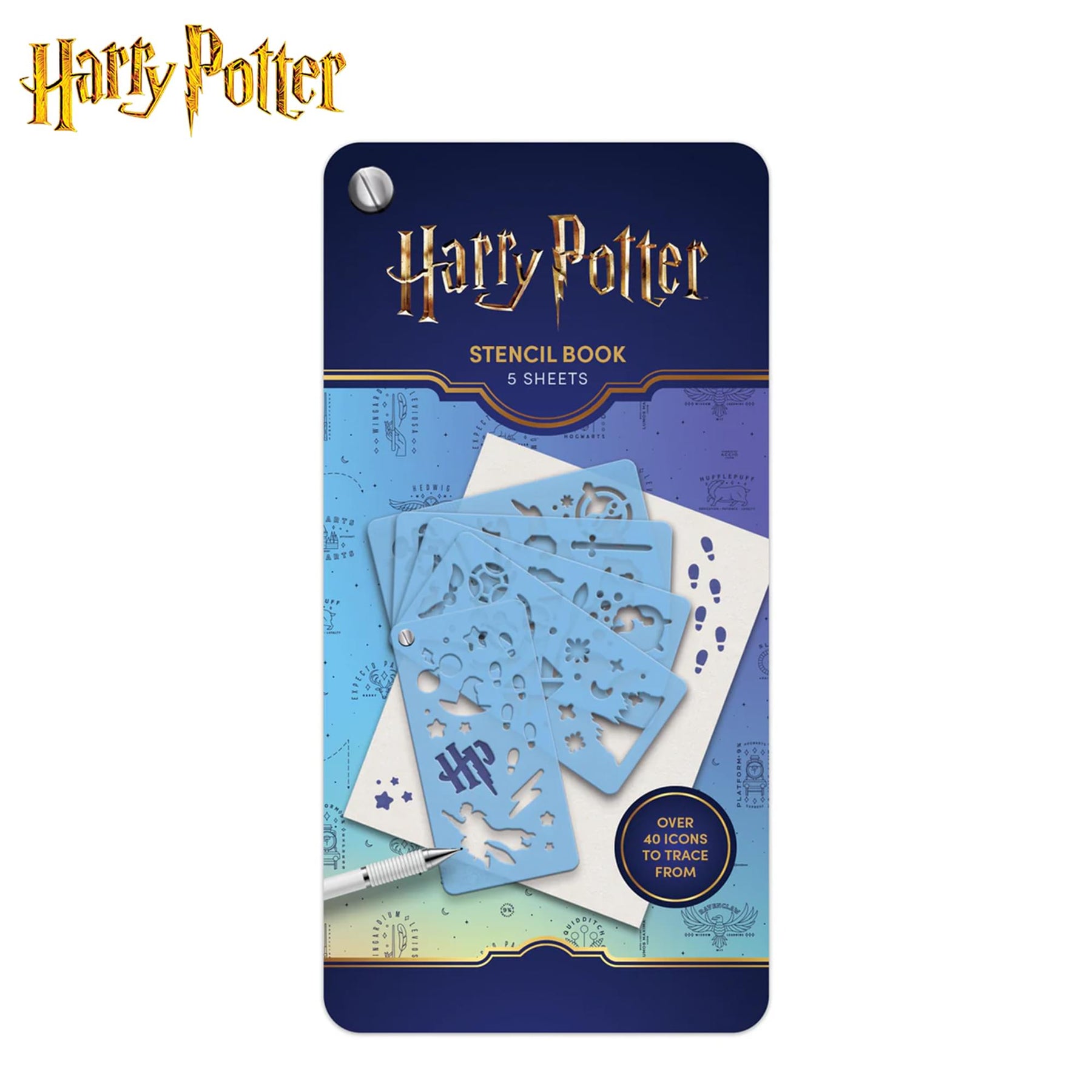Harry Potter 5-Page Stencil Book