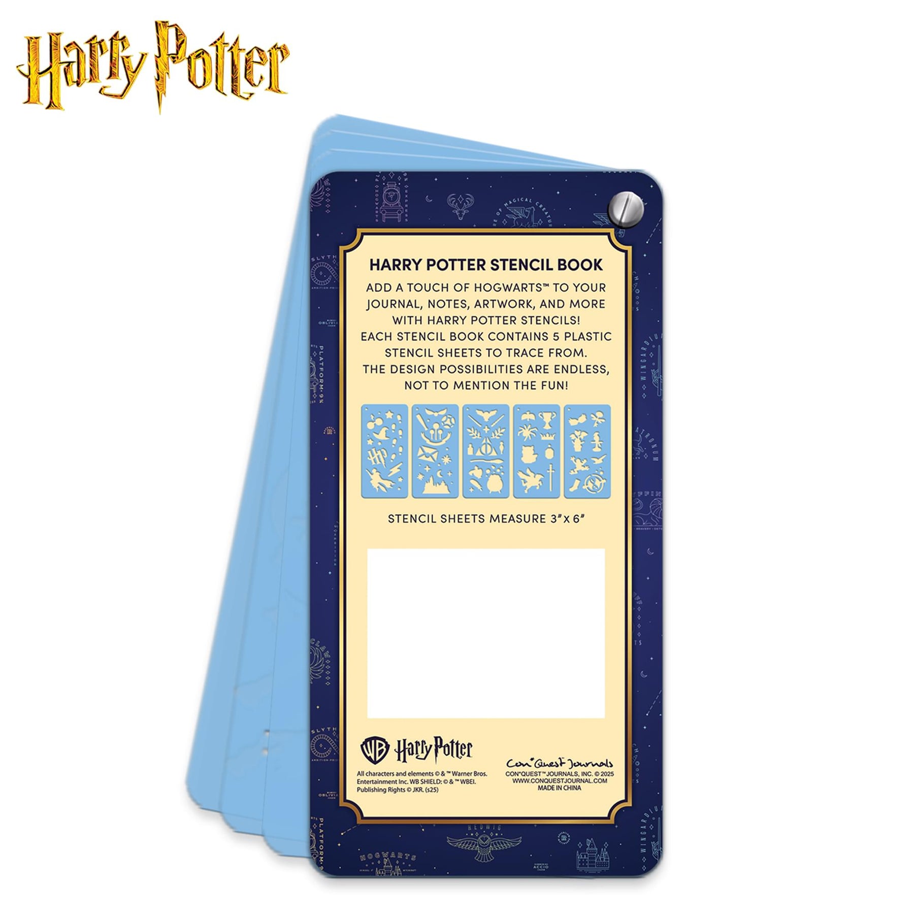 Harry Potter 5-Page Stencil Book
