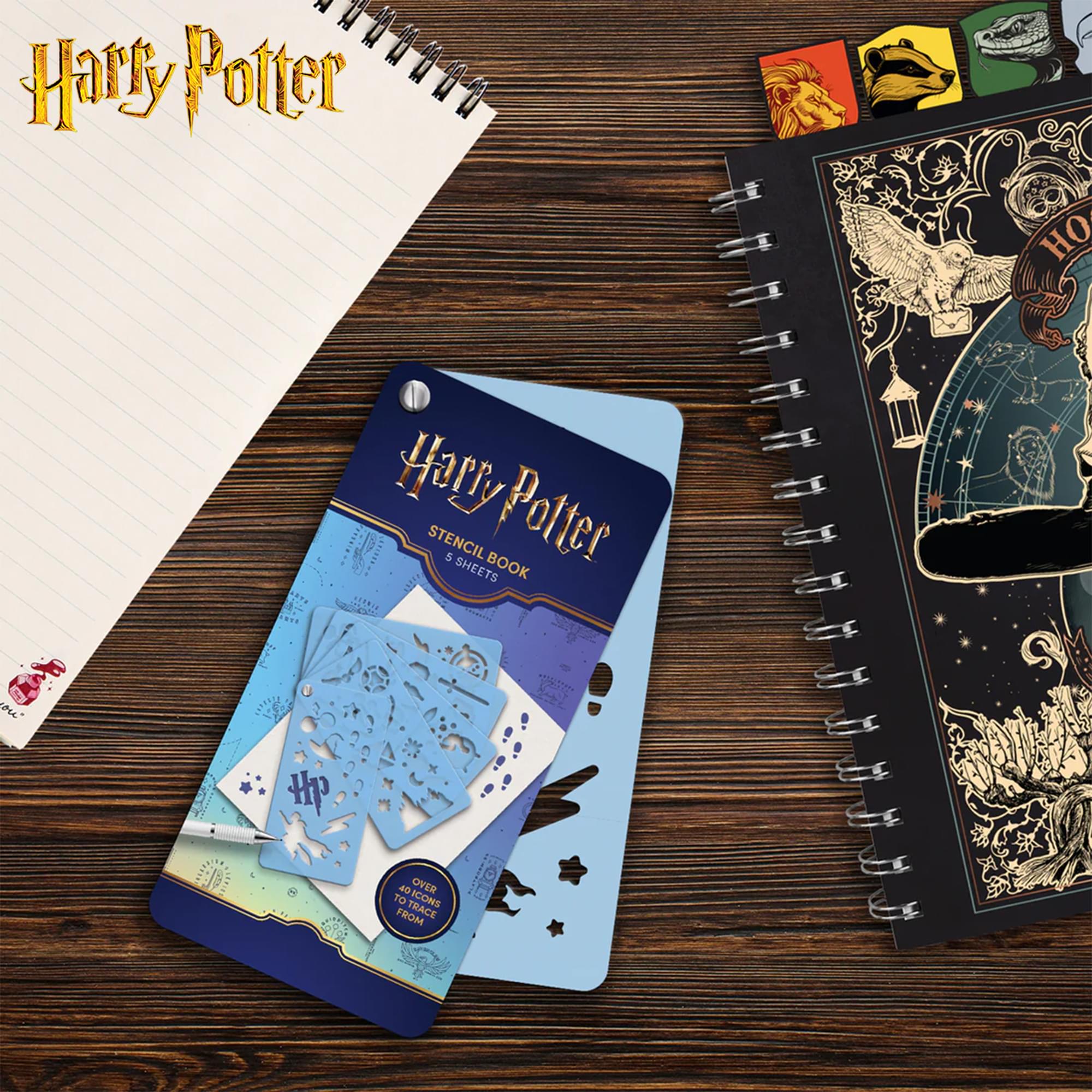 Harry Potter 5-Page Stencil Book