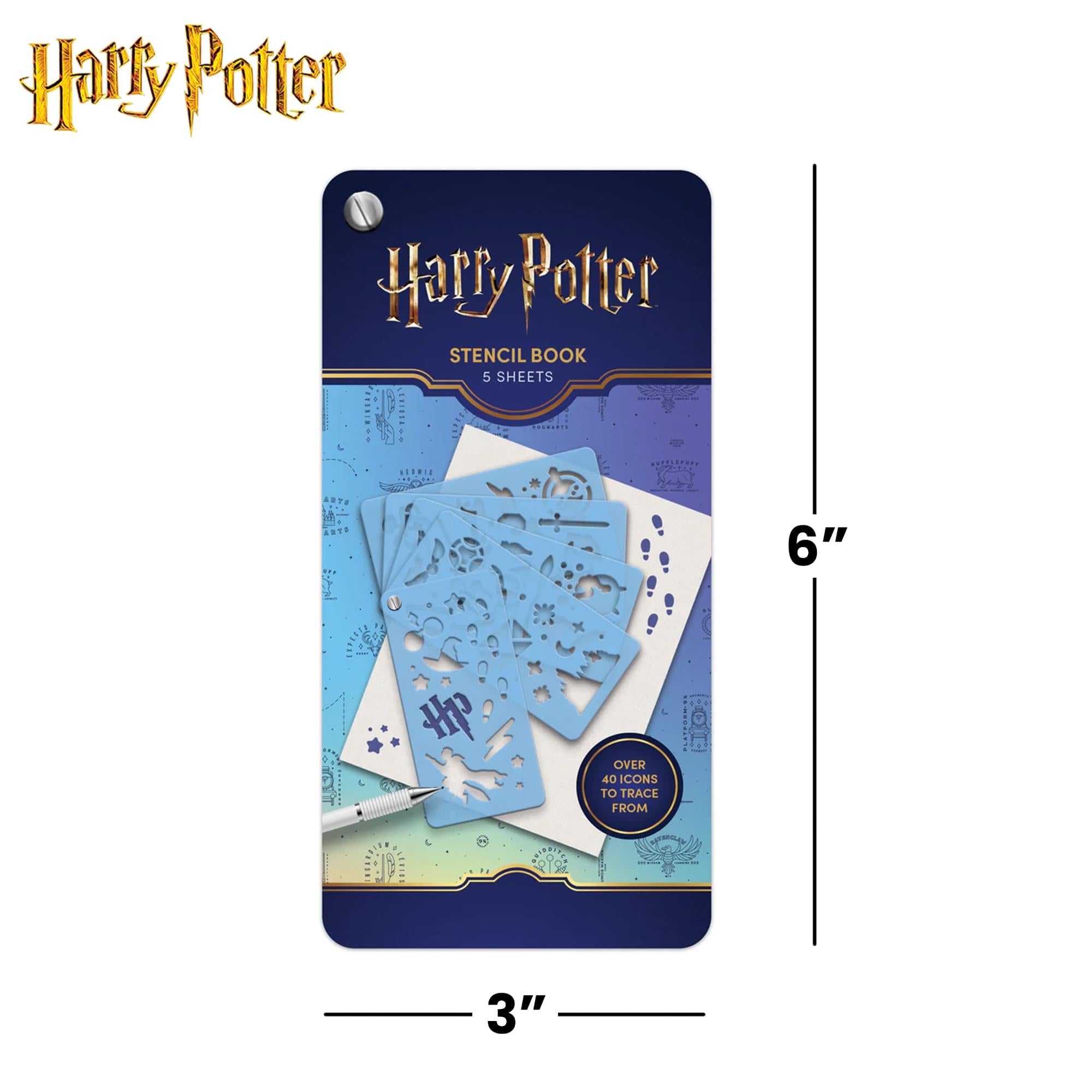 Harry Potter 5-Page Stencil Book