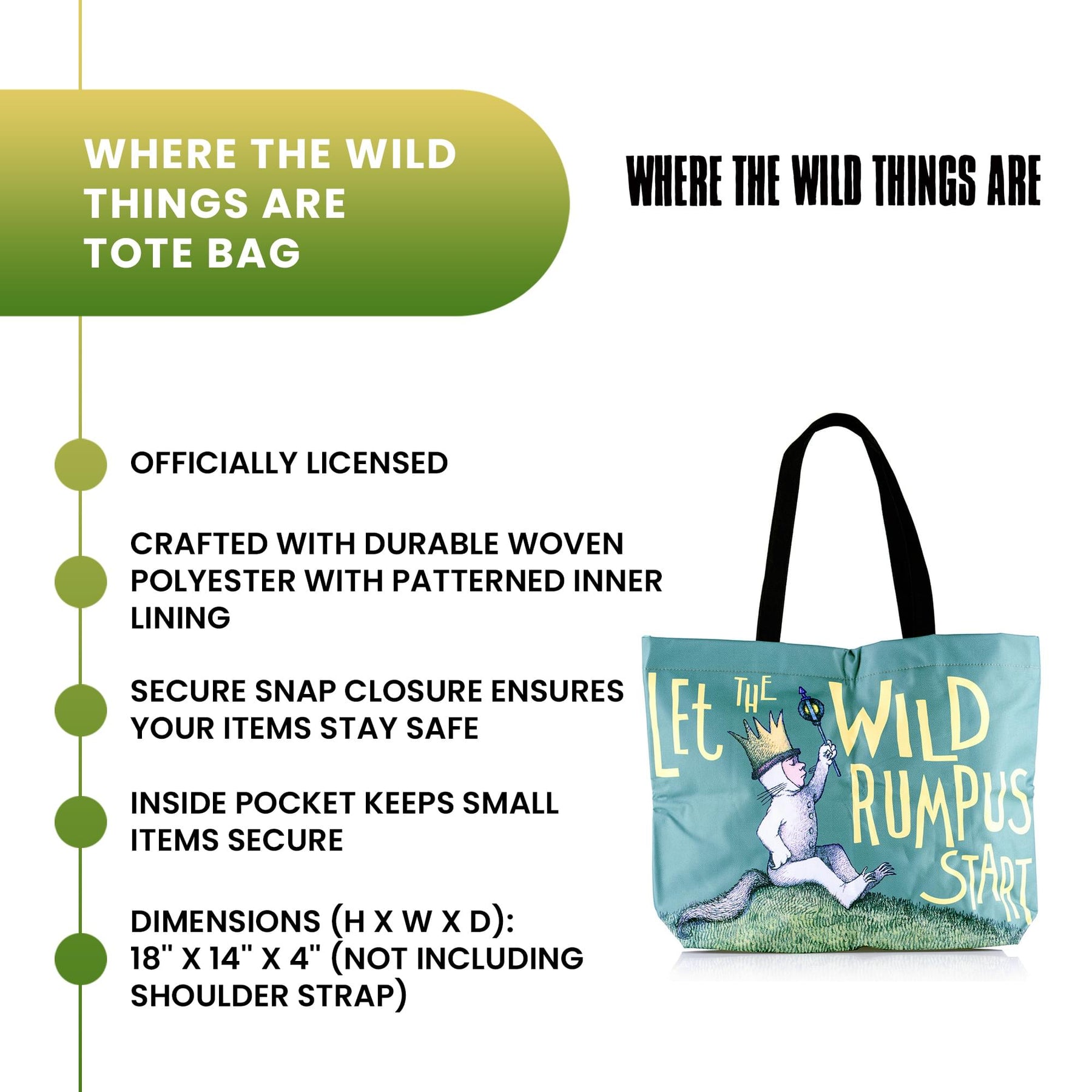 Where The Wild Things Are Tote Bag
