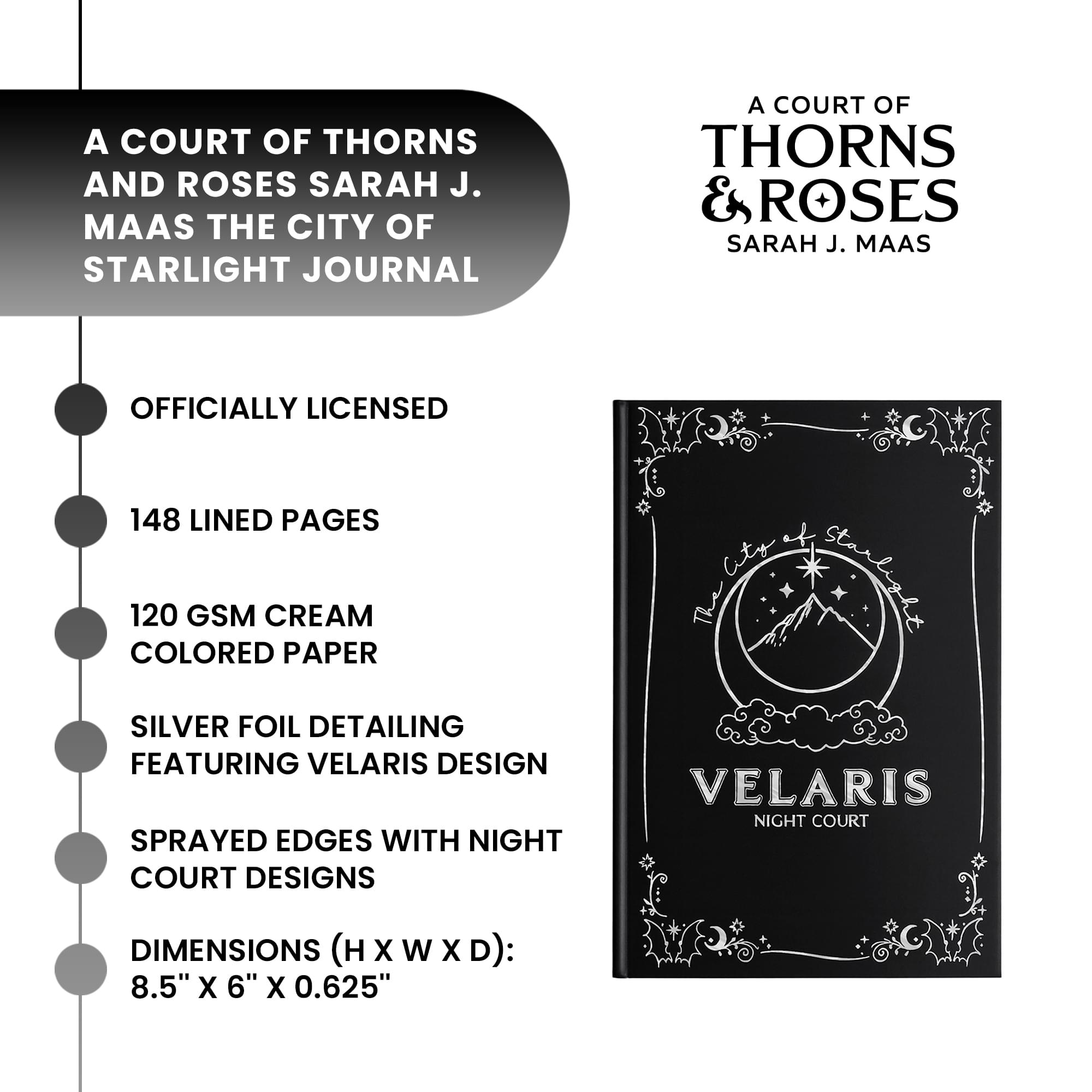 A Court Of Thorns and Roses The City of Starlight Journal | 148 Pages