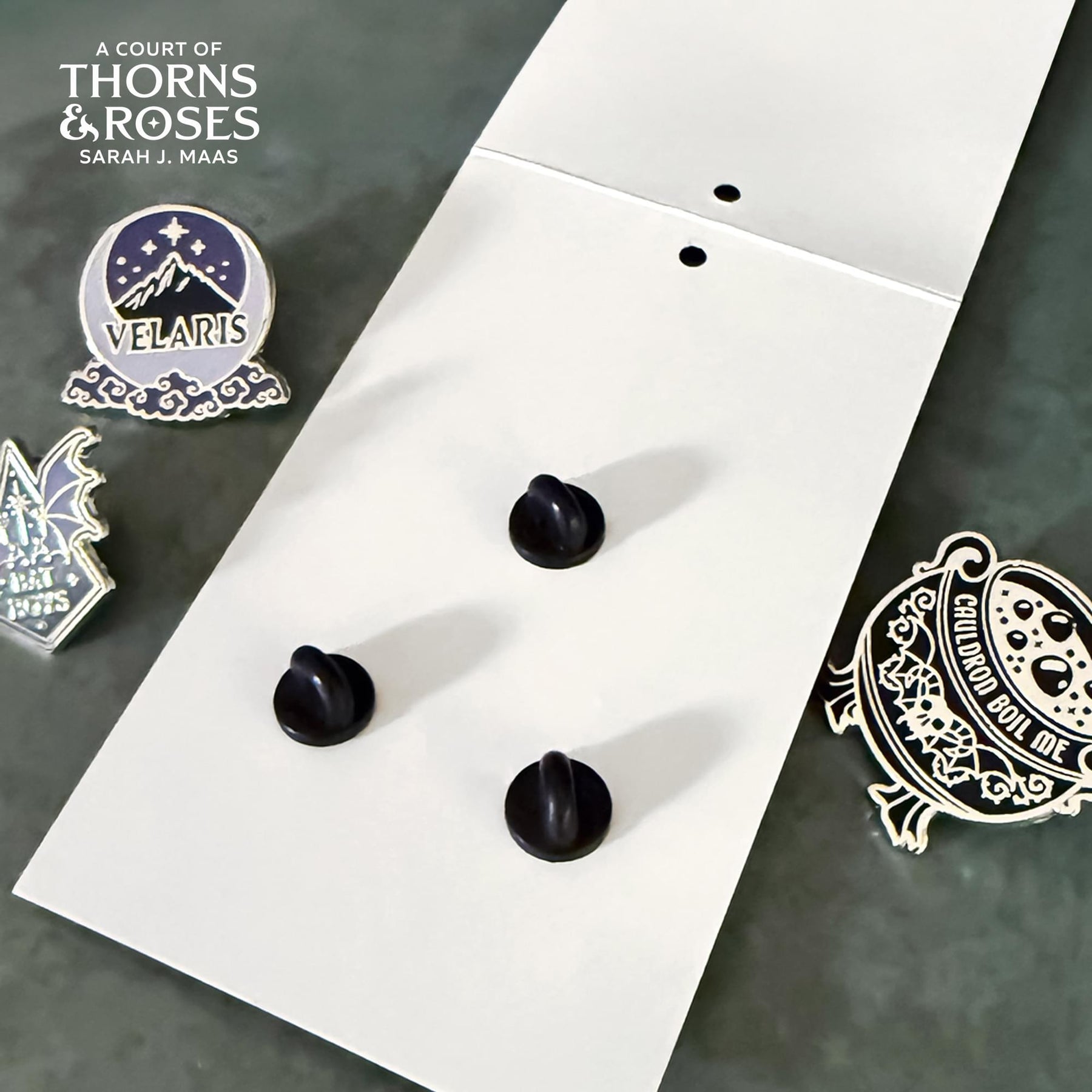 A Court Of Thorns and Roses Enamel Pin 3-Pack