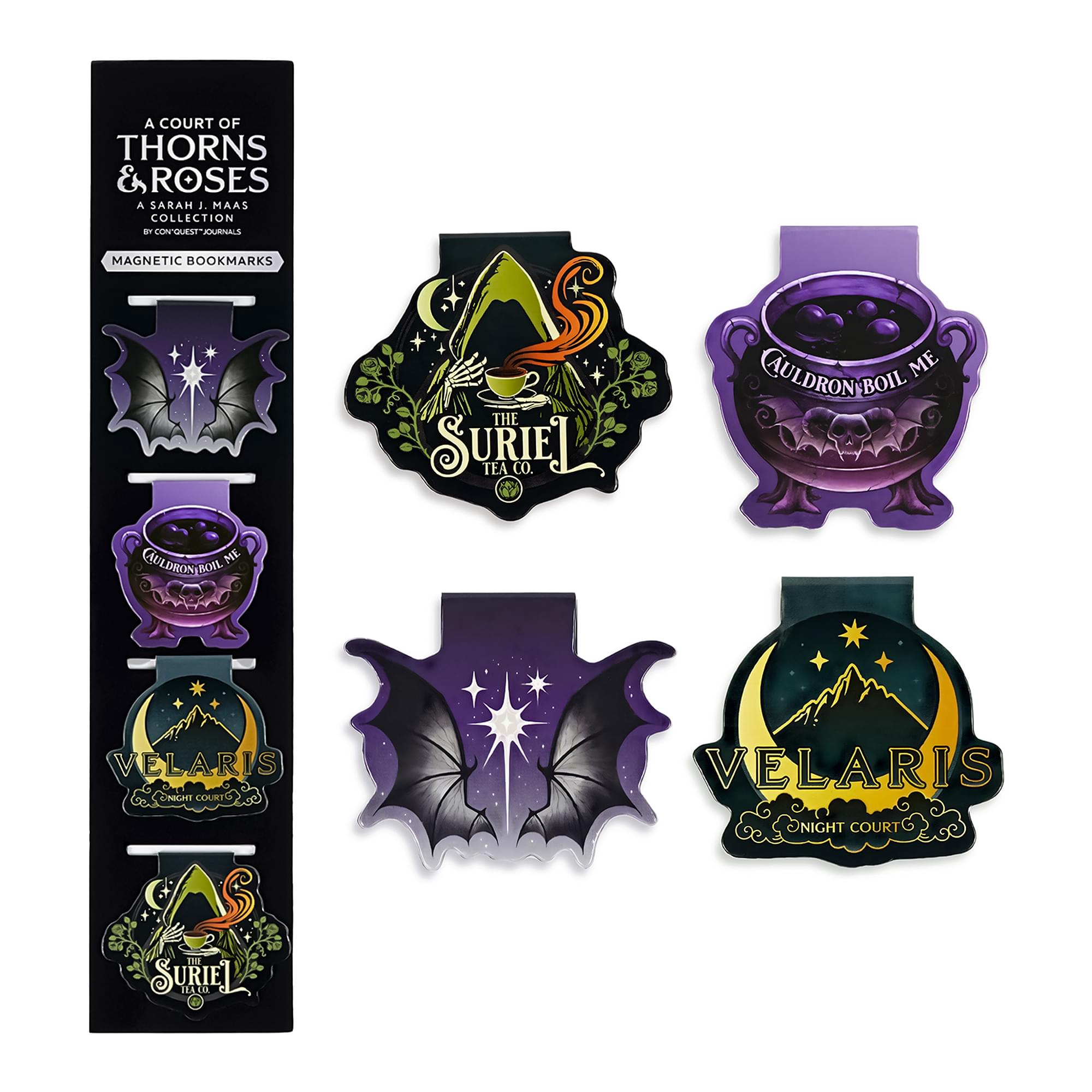 A Court Of Thorns and Roses Magnetic Bookmarks Set Of 4