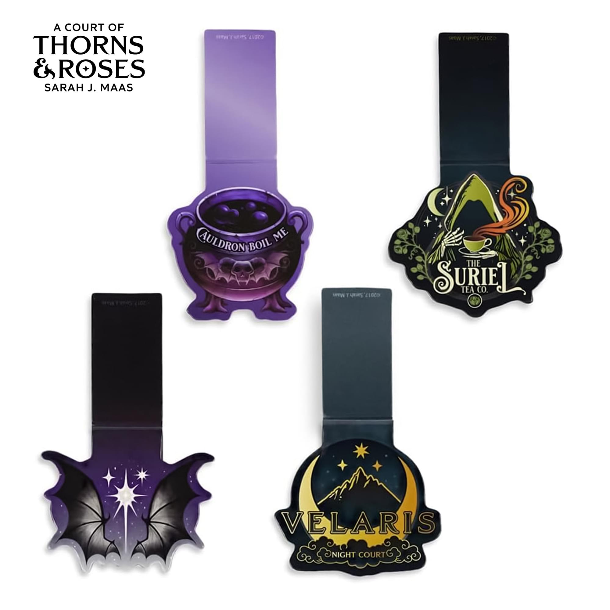 A Court Of Thorns and Roses Magnetic Bookmarks Set Of 4