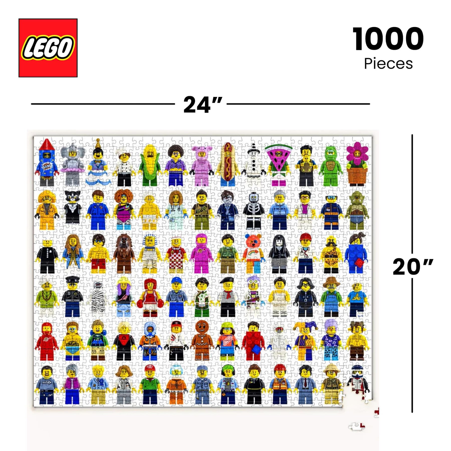 LEGO Minifigures 1000-Piece Jigsaw Puzzle
