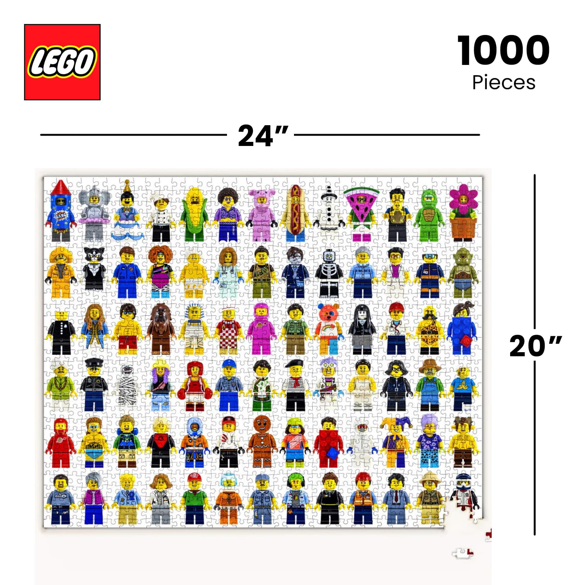LEGO Minifigures 1000-Piece Jigsaw Puzzle