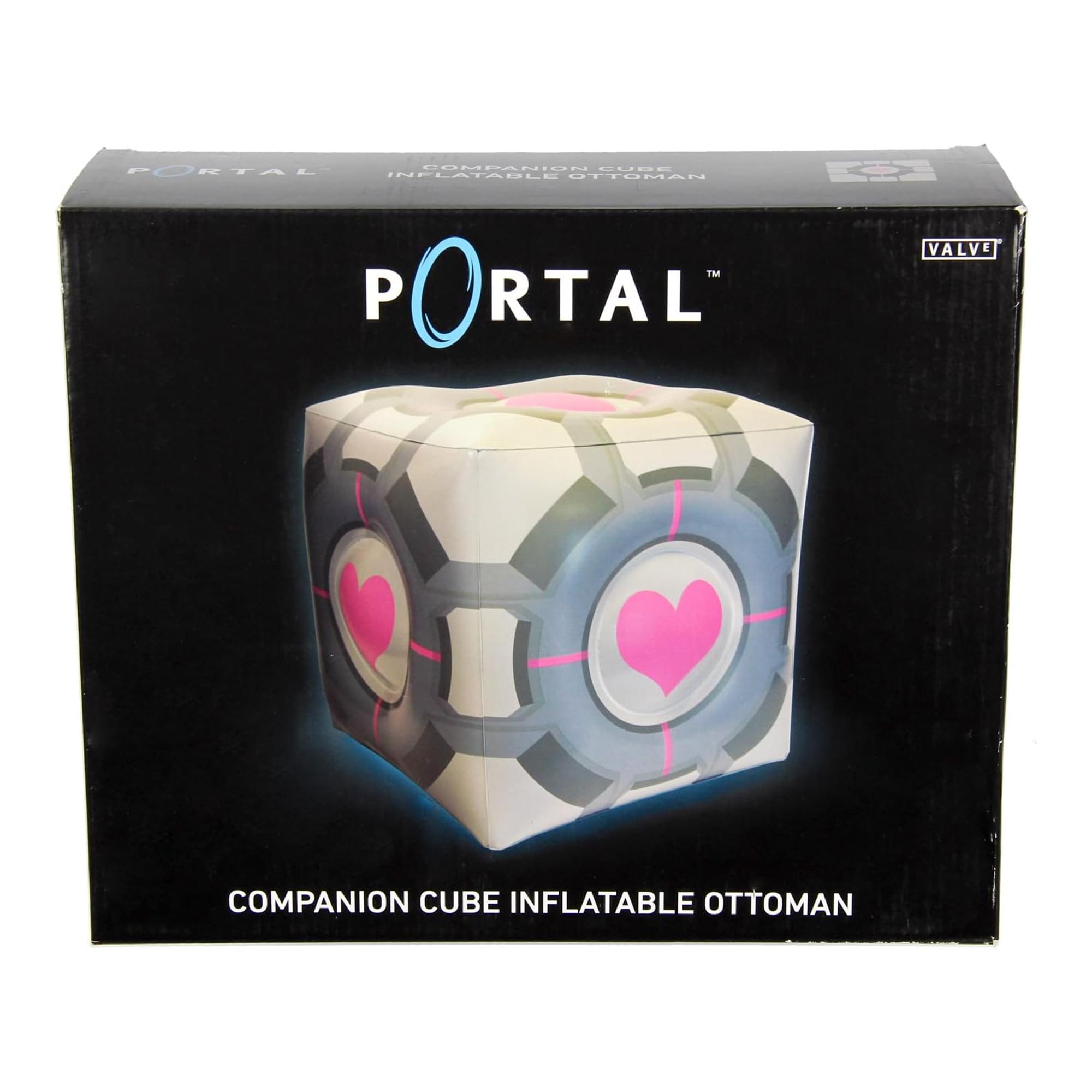 Portal Original Companion Cube Inflatable Ottoman