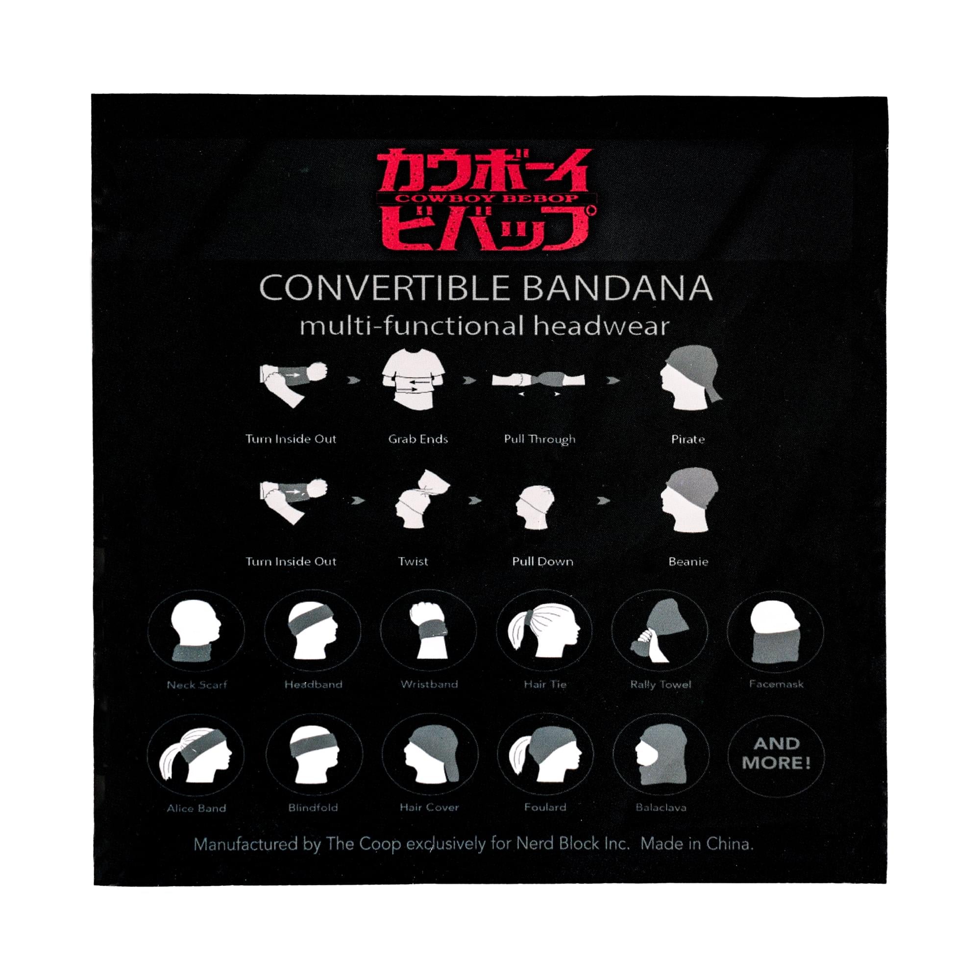Cowboy Bebop Character Bandana