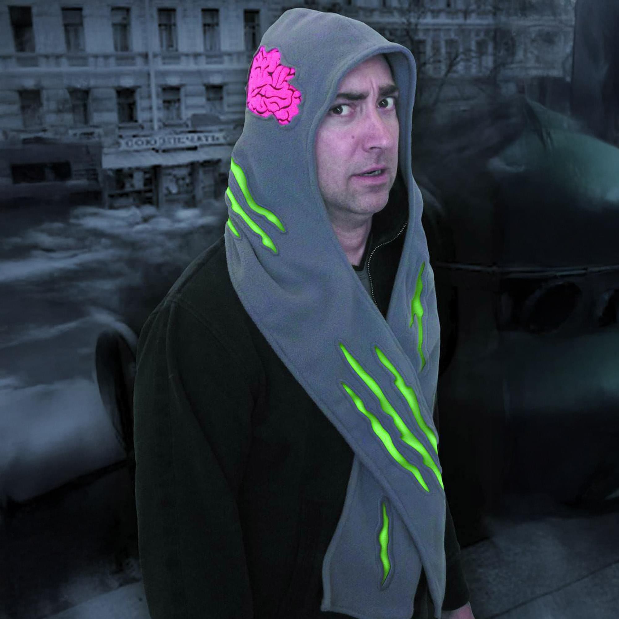Zombie Attack Fleece Scarf