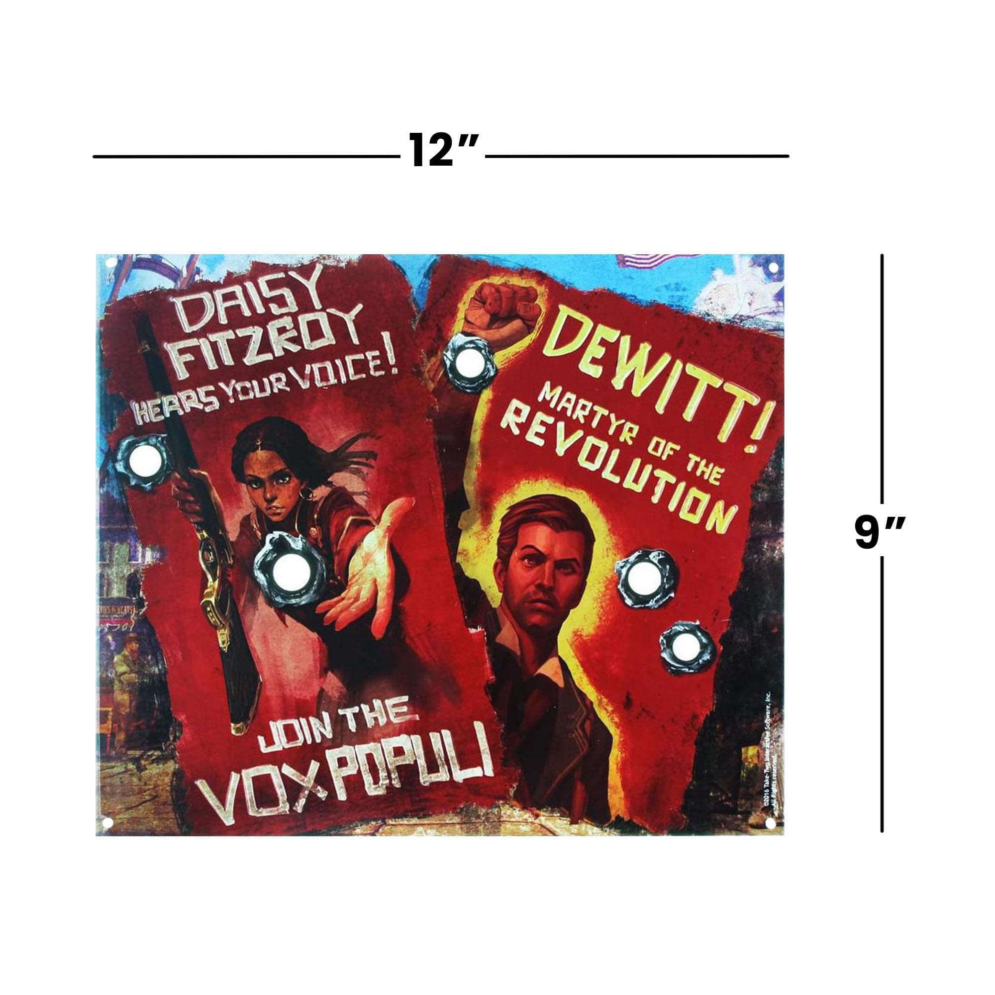 Bioshock Vox Revolution 9"x12" Tin Sign