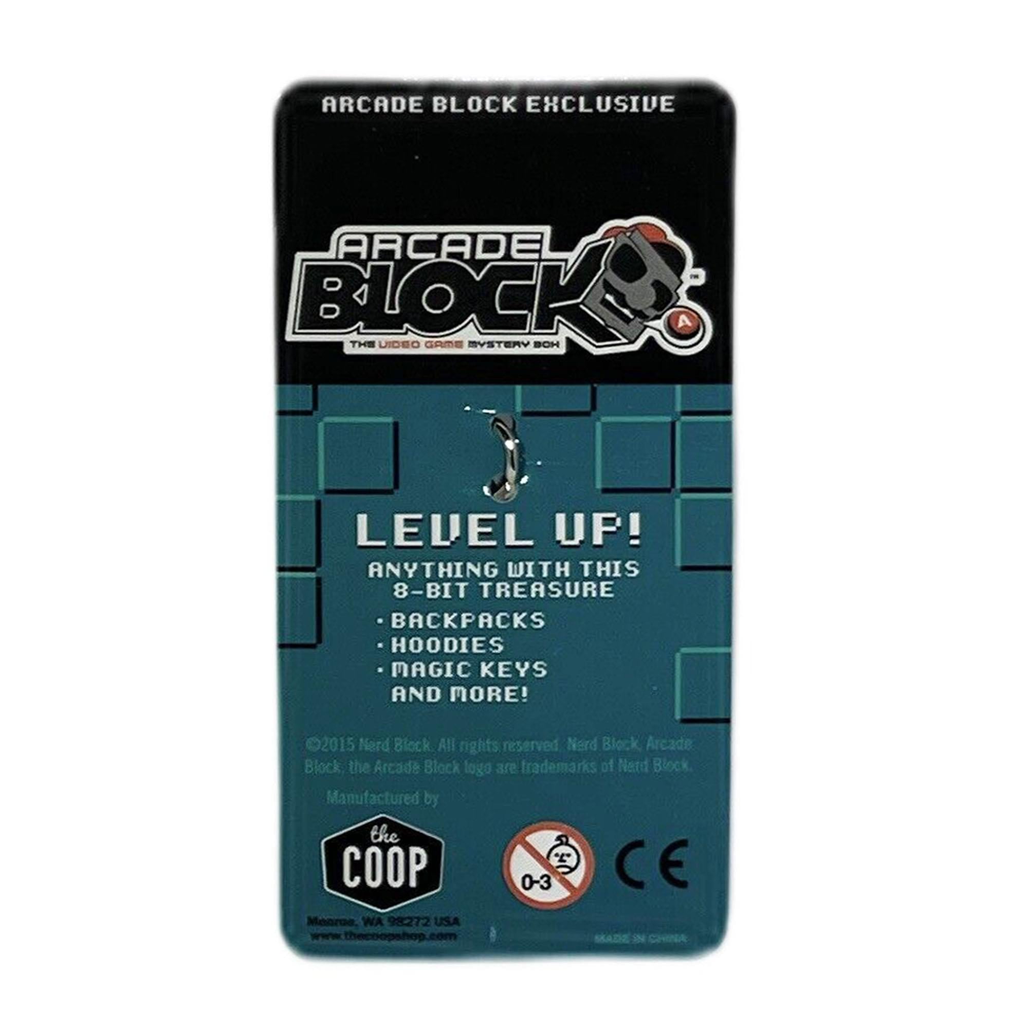 8-Bit Treasure Chest Zipper Pull (Arcade Block Exclusive)