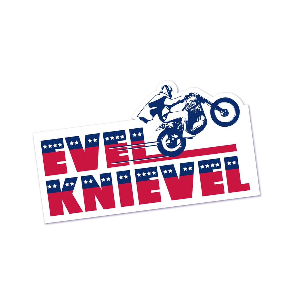 Evel Knievel Bumper Sticker