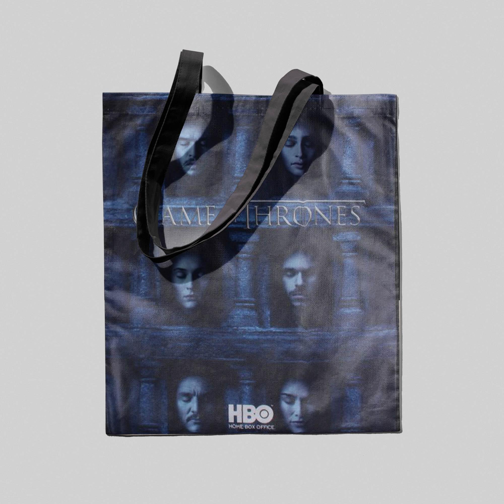 Game of Thrones Faces Grocery Tote