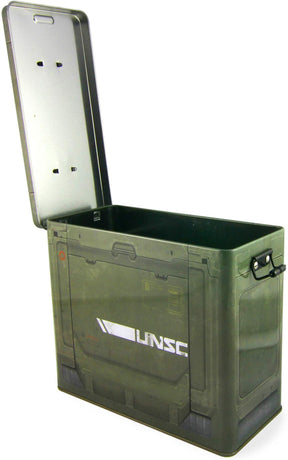 Halo Ammo Crate Tin Lunch Box With Reusable Sandwich Bag