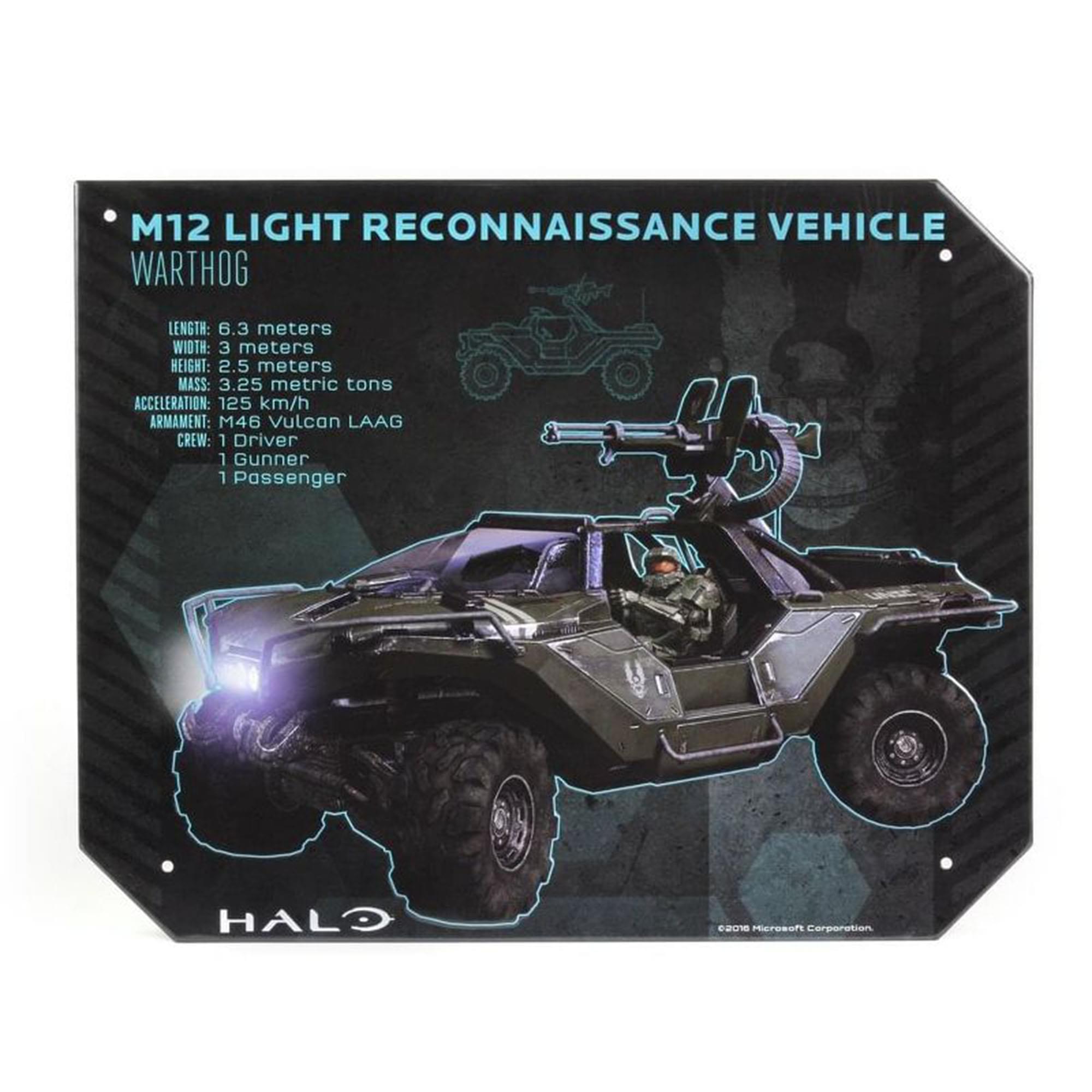 Halo Warthog Specs Tin Sign