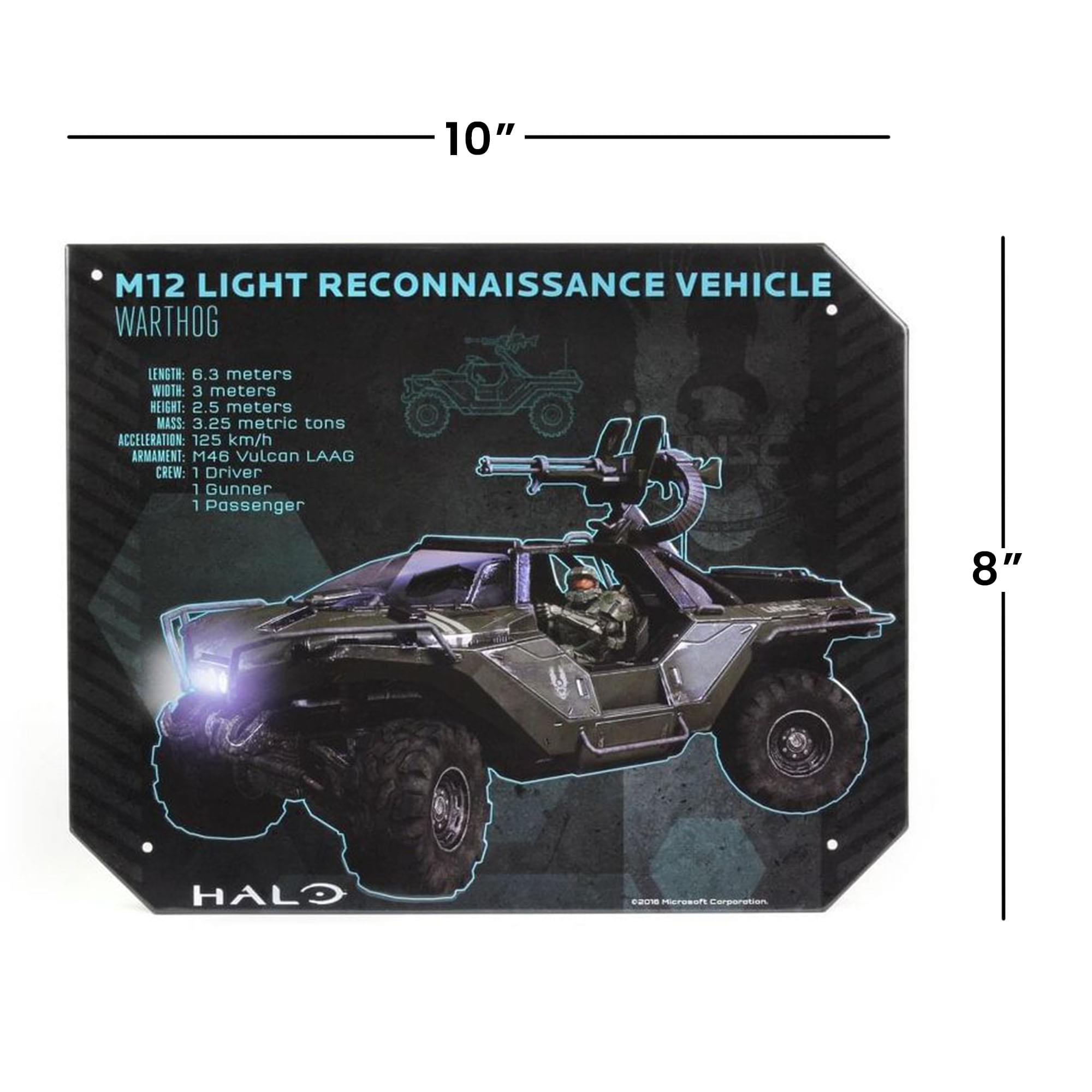 Halo Warthog Specs Tin Sign