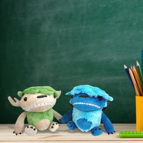 Imps And Monsters Angus & Edie 6" Backpack Clip-On Plush 2-Pack Set