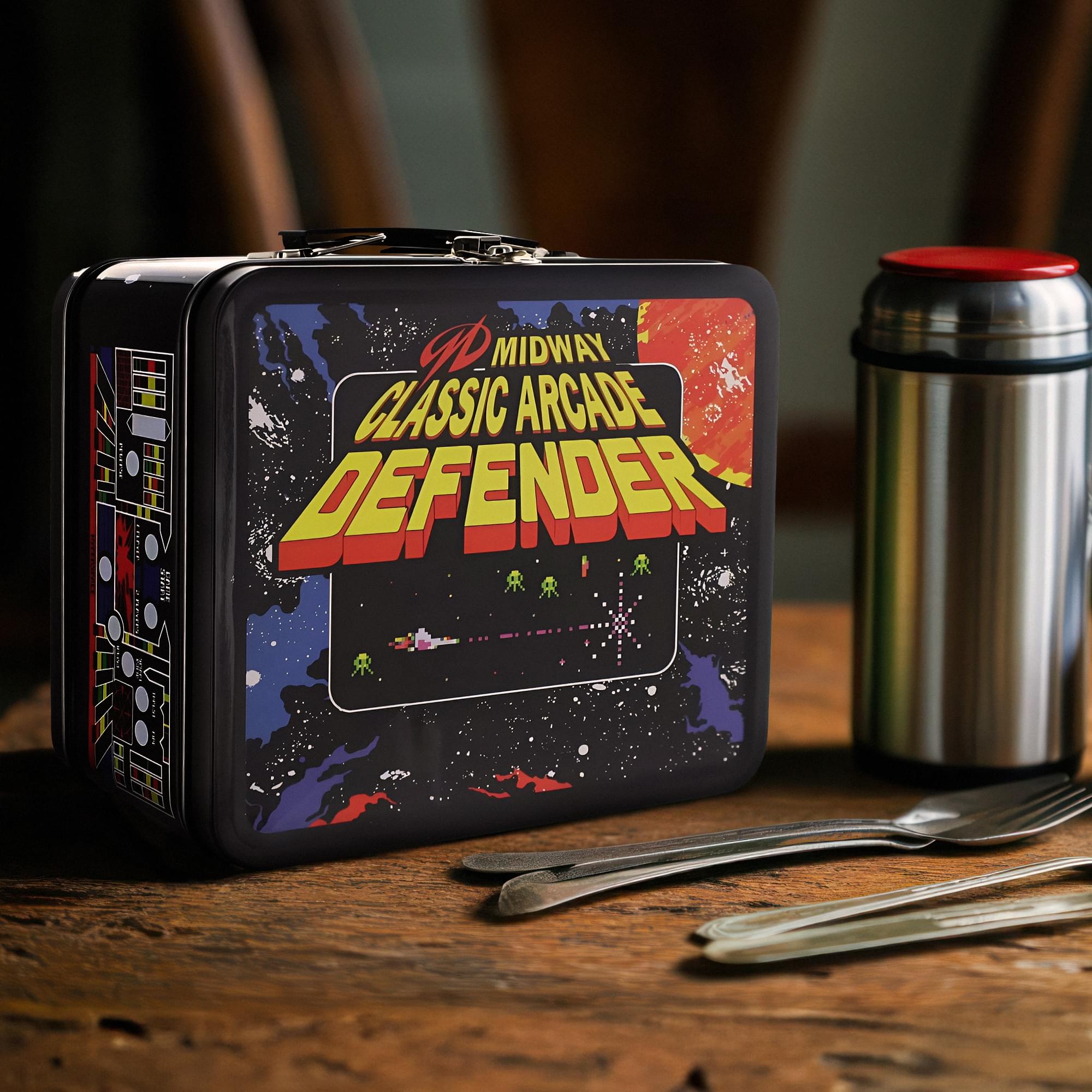 Midway Classic Arcade Tin Lunch Box, Defender