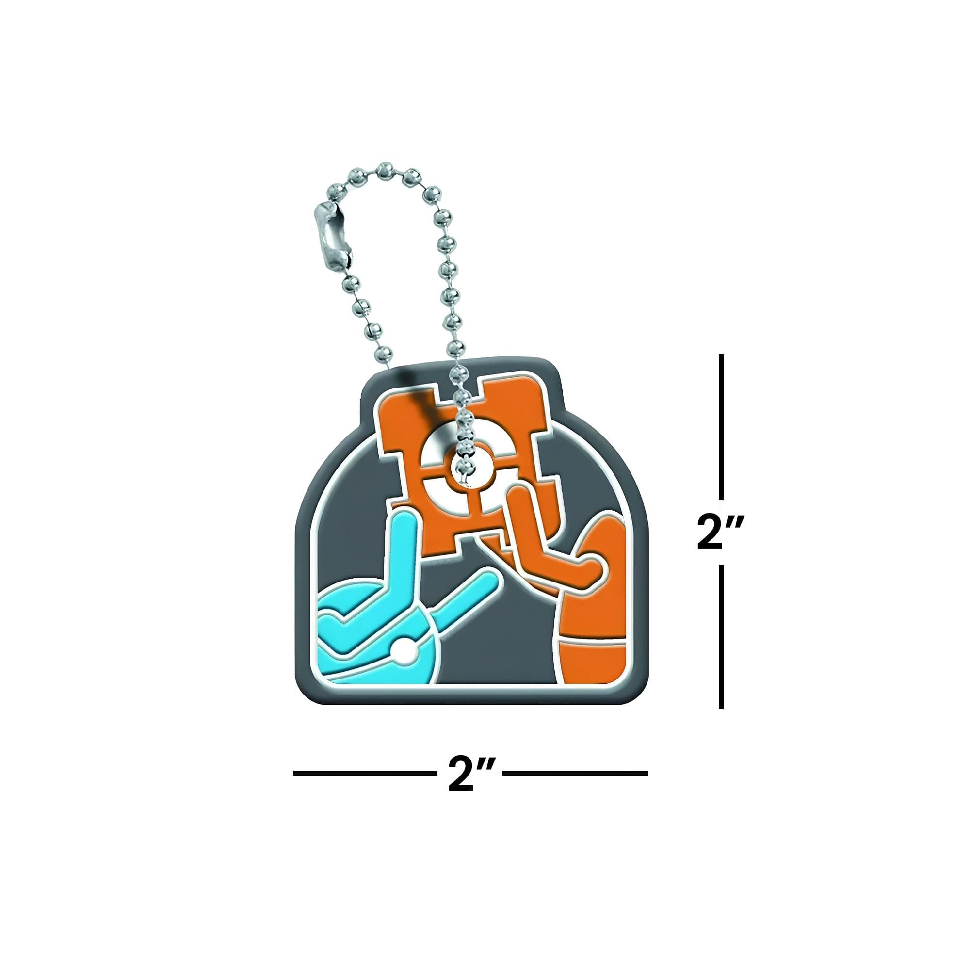 Portal 2 Atlas & P-Body With Cube Key Cover