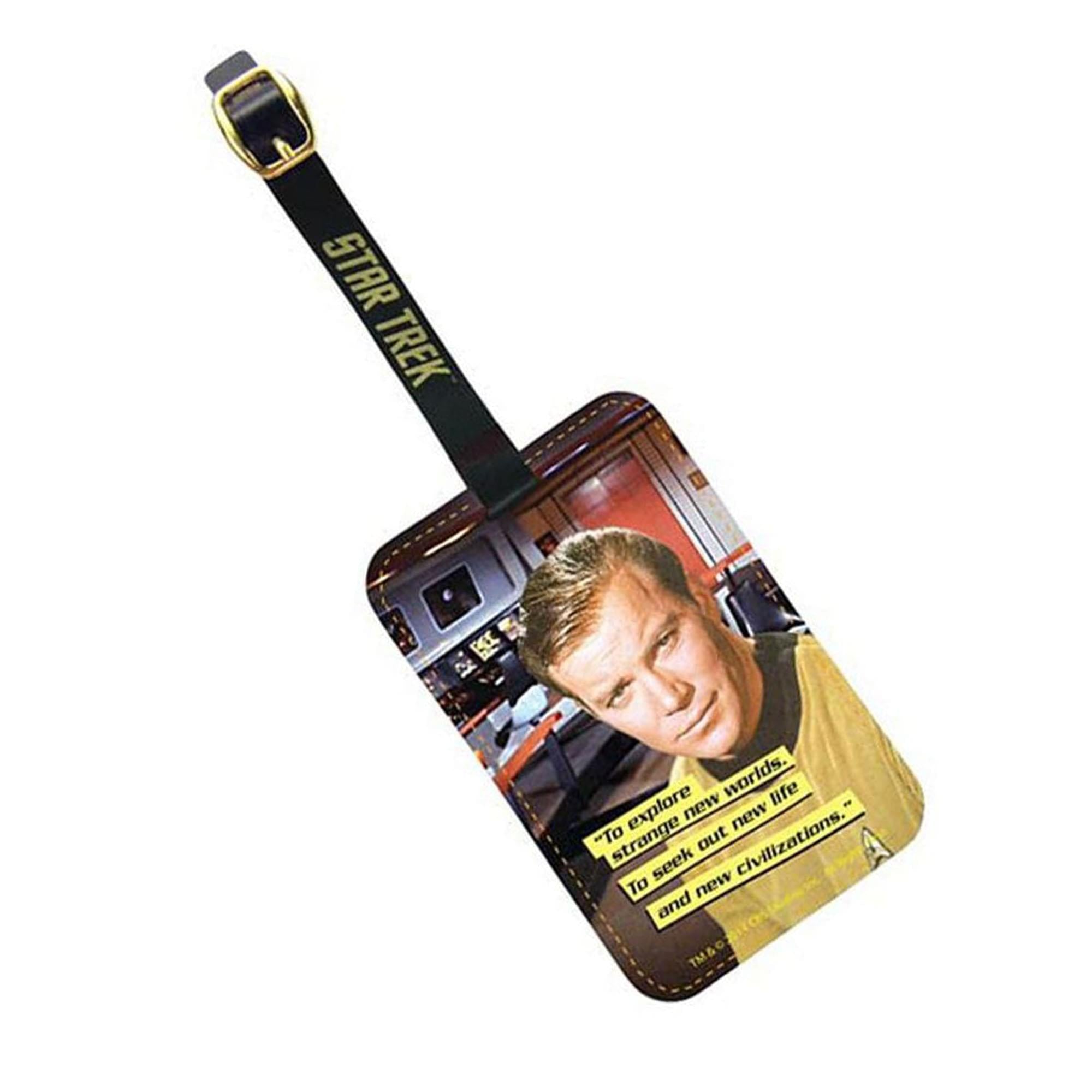 Star Trek Captain Kirk Graphic Luggage Tag