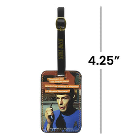 Star Trek Spock Graphic Luggage Tag