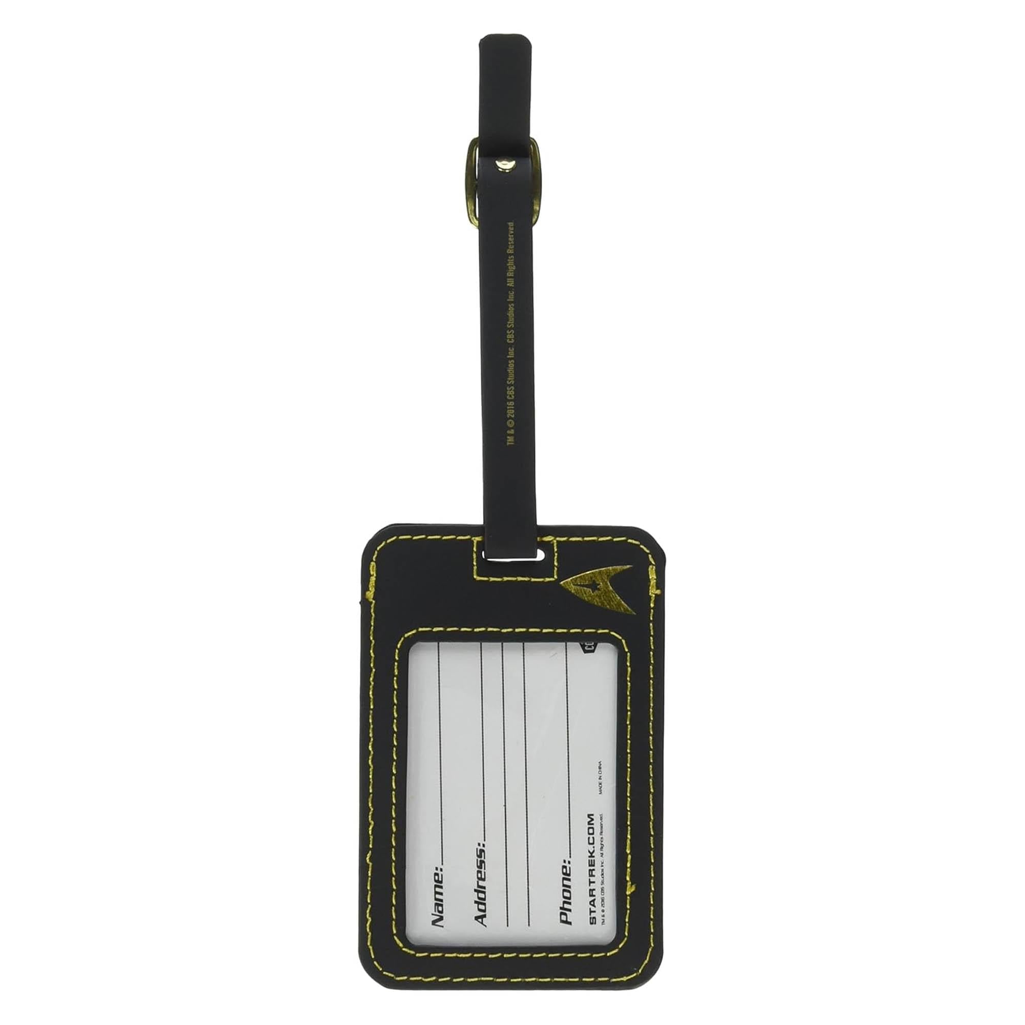Star Trek Gold Uniform Luggage Tag